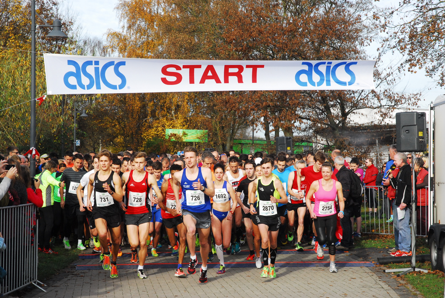 Martinslauf: Der Start im Jahr 2015. Foto: Archiv/vos