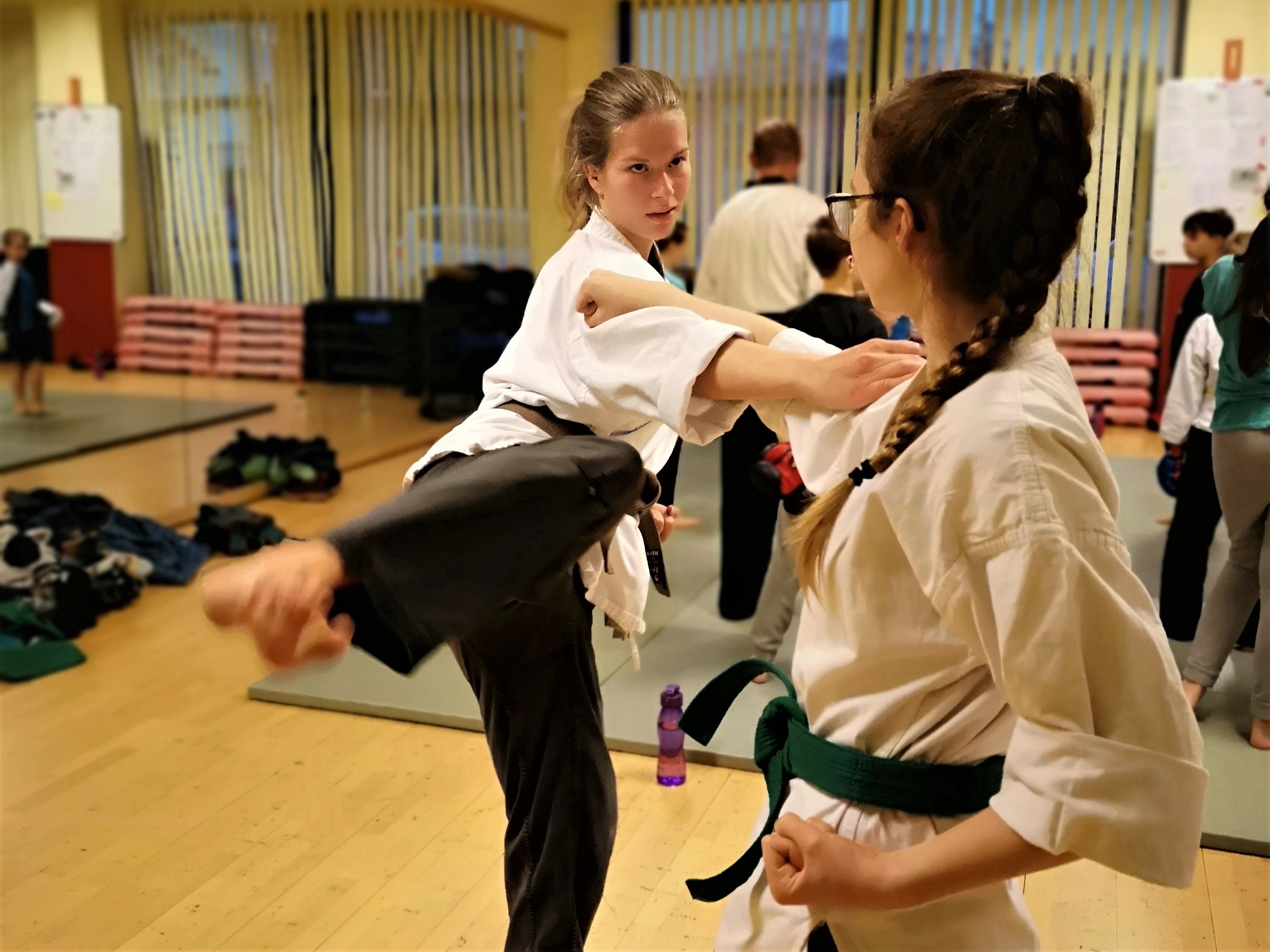 Nadesh beim Training