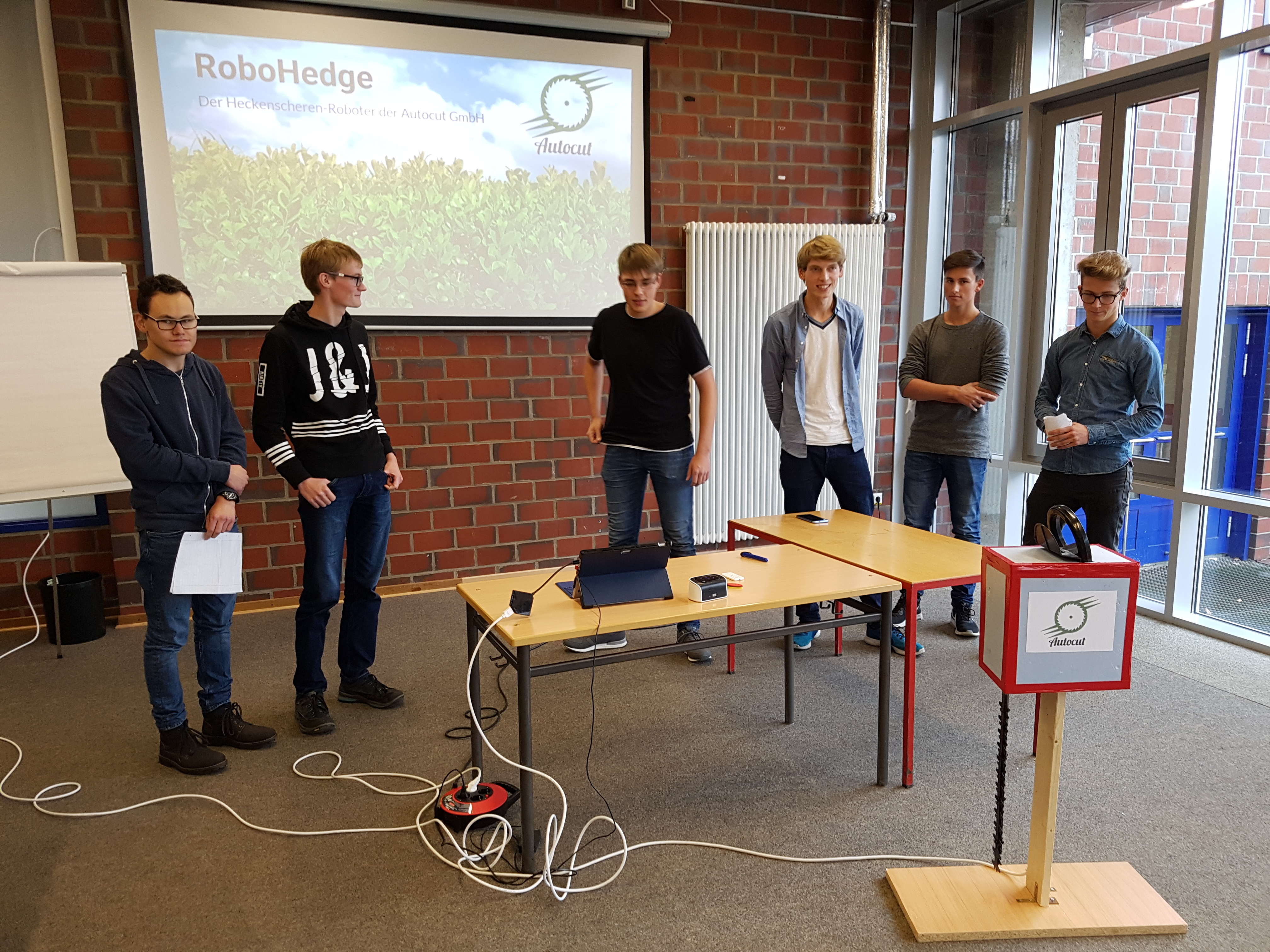Bereits zum vierten Mal präsentieren Schüler des Abiturjahrgangs der Gesamtschule Wulfen ihre Unternehmensideen im Rahmen der bundesweiten Gründerwoche.