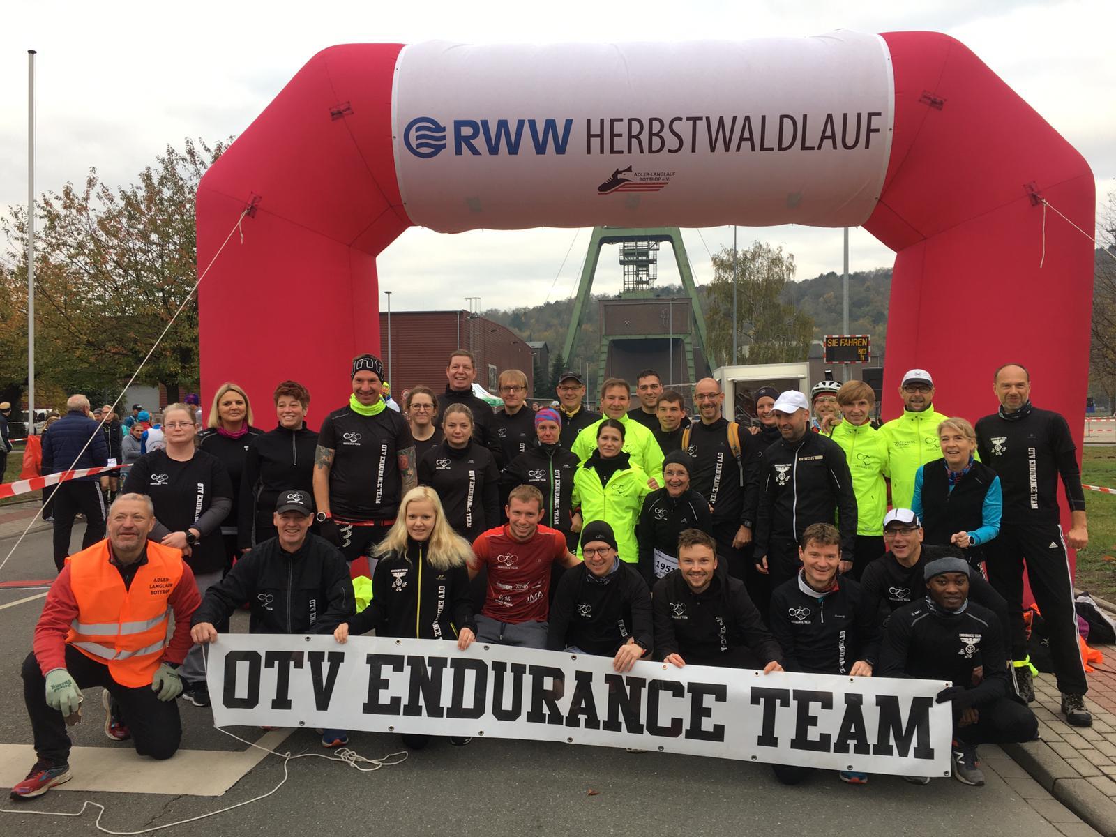 Das OTV Endurance Team stellt eine der größten Mannschaften beim 46. Bottroper Herbstwaldlauf am 4.11.18