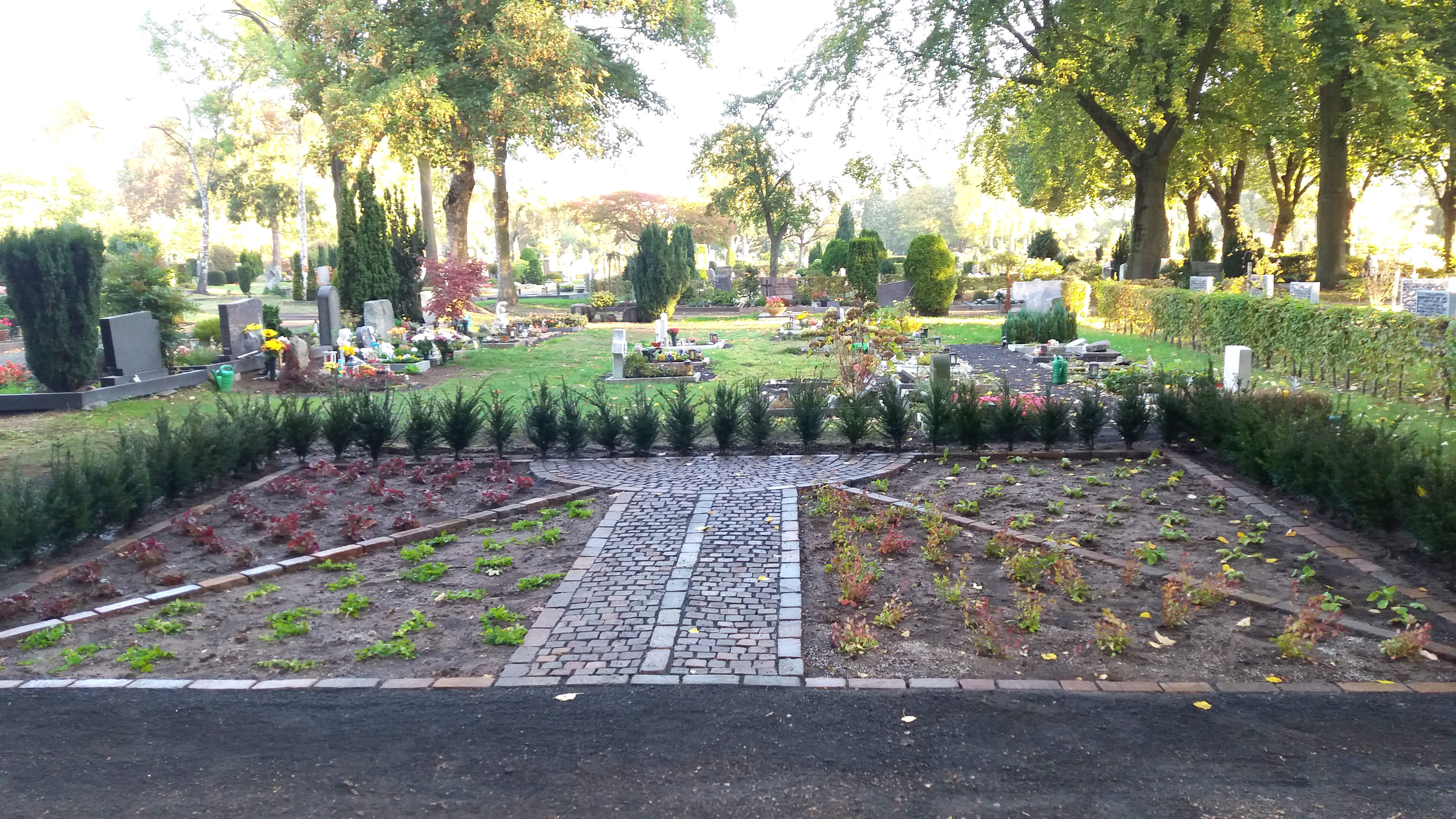 Das Grabfeld für die Sternenkinder ist bereits eingerichtet und wird am 21. November auf dem Kommunalfriedhof in Emmerich eingeweiht. Foto: Hospizgruppe
