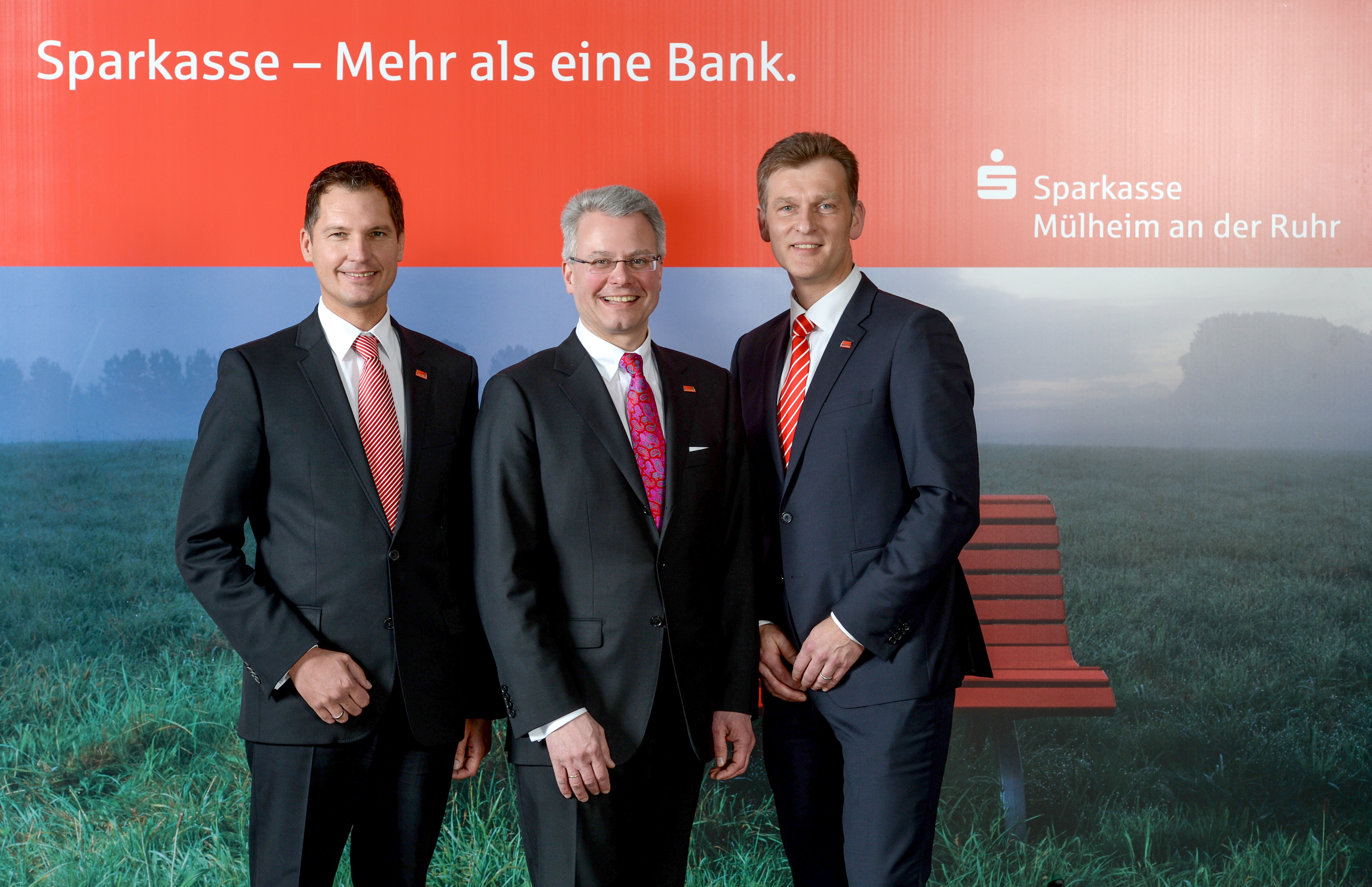 Der Vertrag von Ralf Dammeyer (links) wird nicht mehr verlängert. Im Vorstand verbleiben Martin Weck (Mitte) und Frank Werner (rechts).