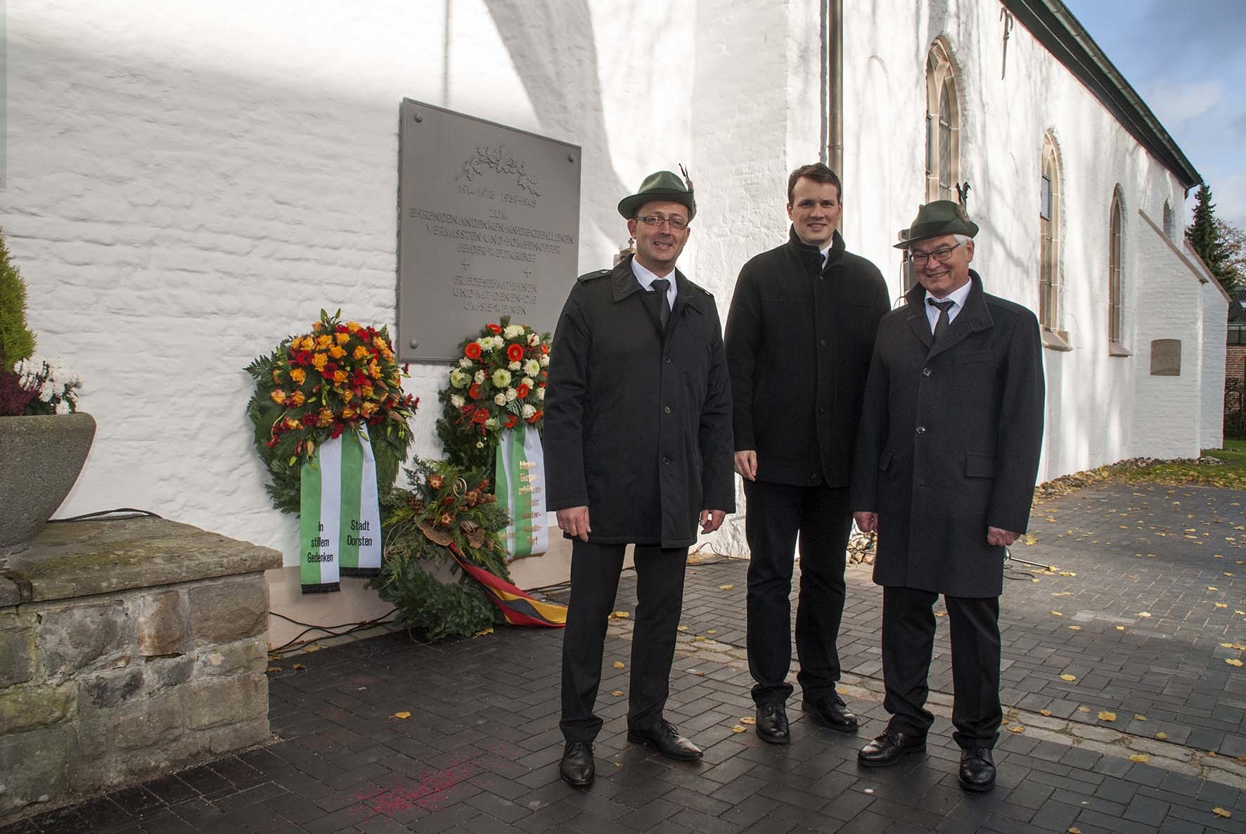 Zu den Feierstunden anlässlich der Gedenktage im November lädt Bürgermeister Tobias Stockhoff alle Bürgerinnen und Bürger der Stadt Dorsten ein.
