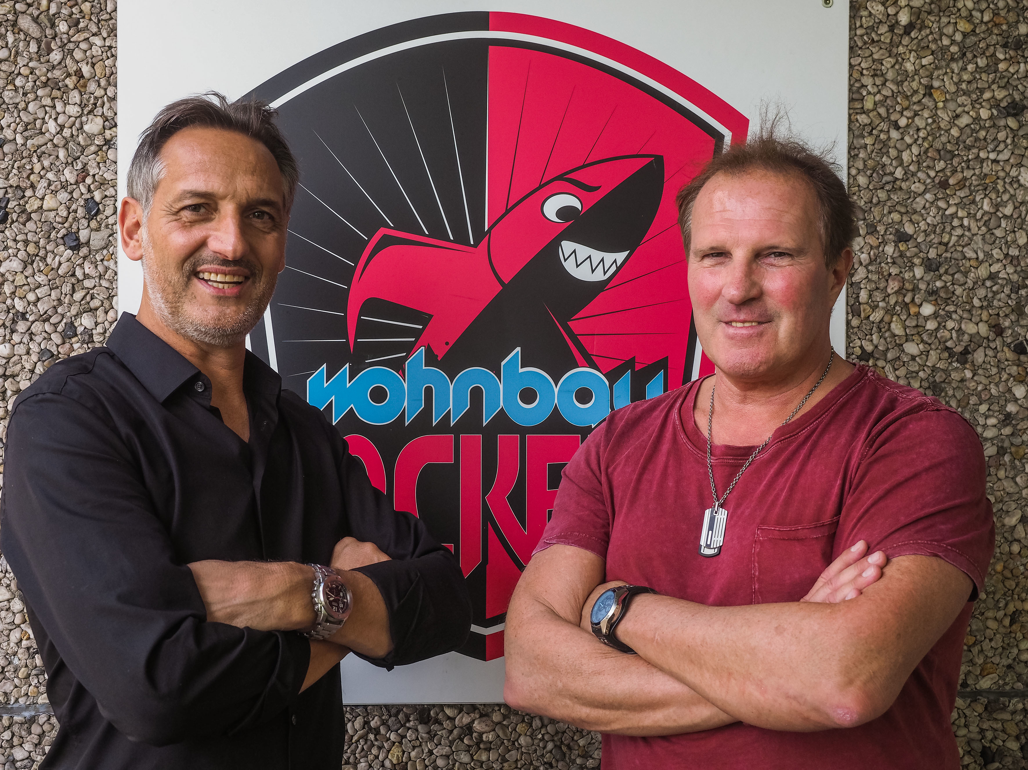 Ein Vorzeige-Team: Frank Skrube und Thomas Böttcher, v. re.