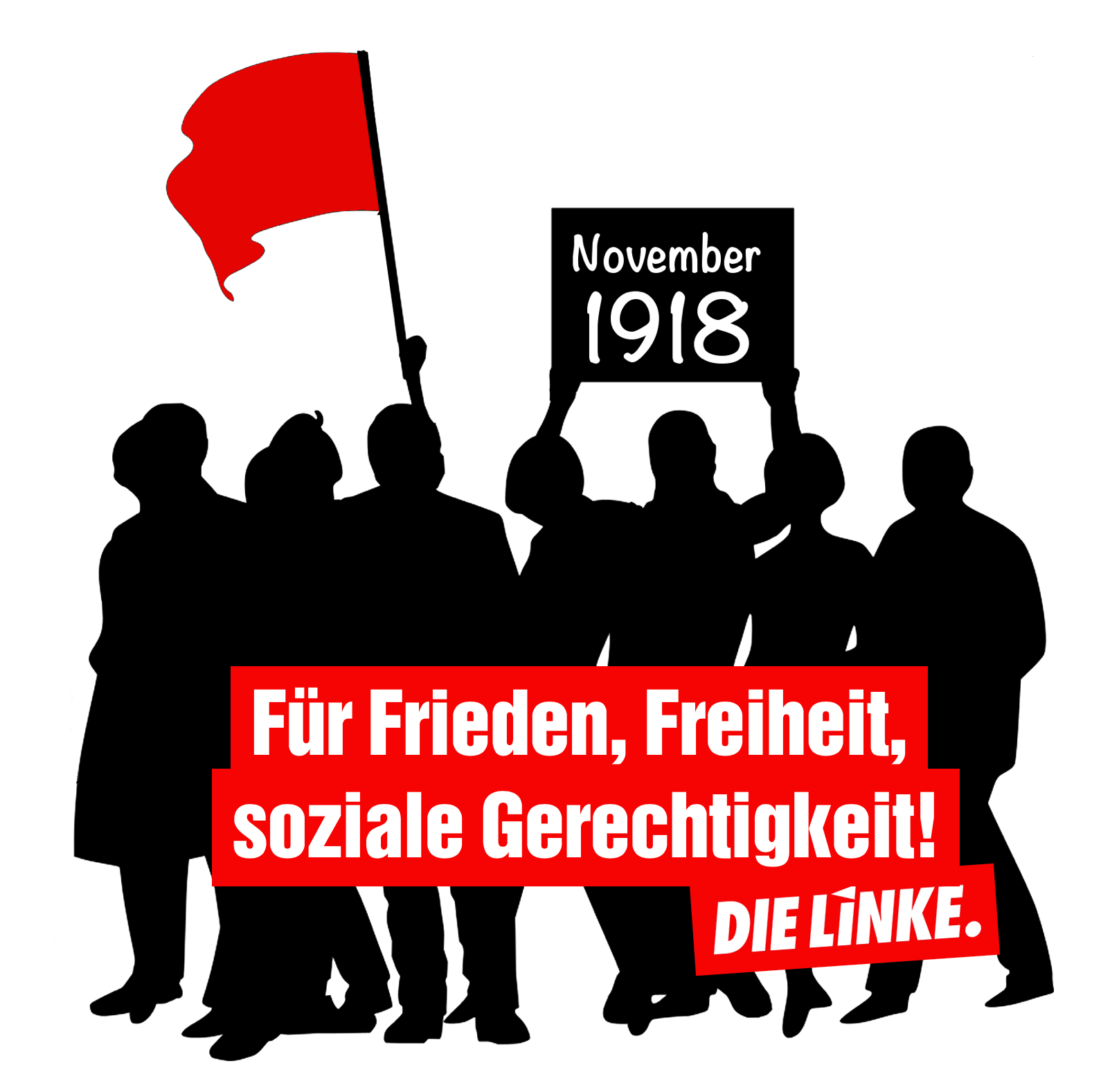 Die Linke Nordrhein-Westfalen erinnert an die #Novemberrevolution von 1918. Was am 4. November mit dem Kieler #Matrosenaufstand begonnen hatte, erreichte am 7. und 8. November 1918 auch das Rheinland. "Die Ziele der aufständischen Soldaten und der revoltierenden Arbeiter waren sehr klar und erfassten in kürzester Zeit alle großen Städte im deutschen Reich. Brot und Frieden - das war schon seit 1916 die Losung streikender Arbeiter der Waffenschmieden gewesen. Nun hatten die Menschen endgültig genug vom sinnlosen Morden auf den Schlachtfeldern. Auch die zivile Bevölkerung litt immer mehr unter Hunger und Krankheiten. Einen weiteren Kriegswinter konnte und wollte die Bevölkerung nicht hinnehmen.", schildert die LINKE-NRW-Landessprecherin Inge Höger die Zustände vor 100 Jahren.