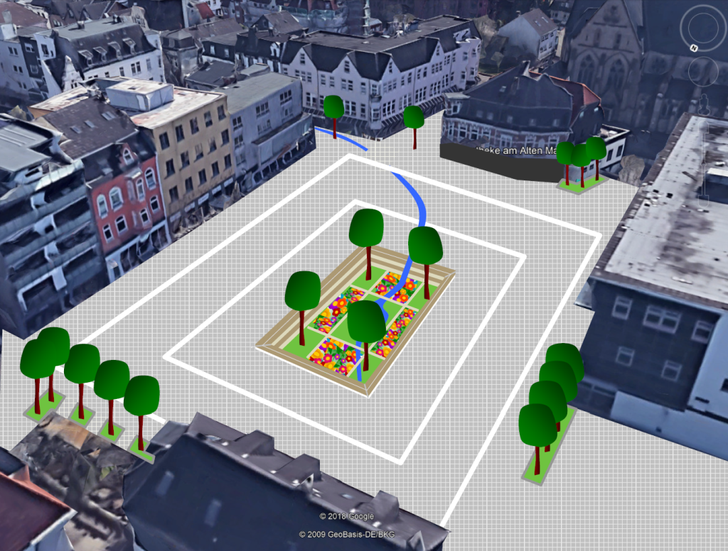 Alter Markt, Visualisierung
