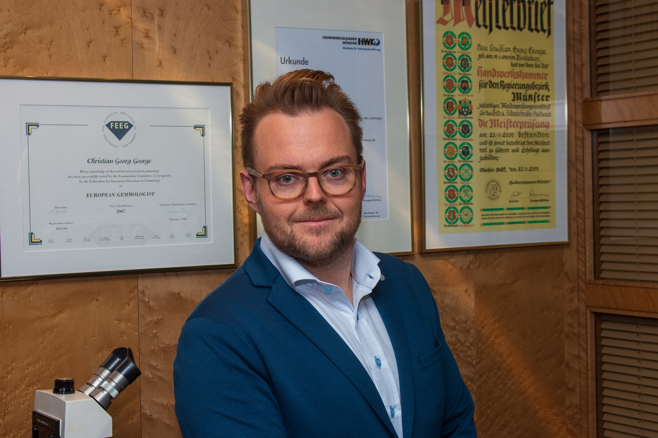 Christian George (33) leitet den familienbetrieb heute in der dritten Generation