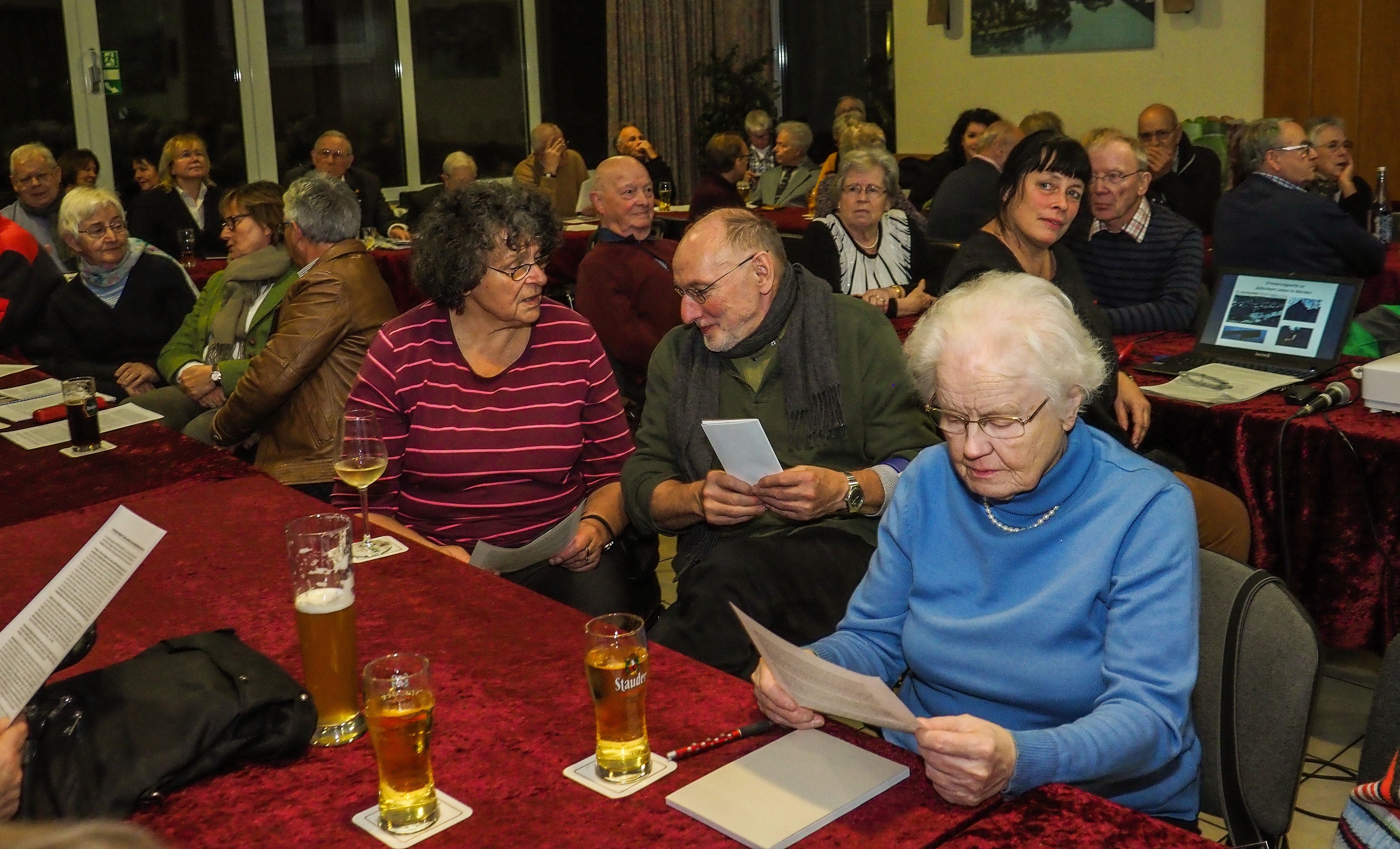 Der Vortrag von Martina Strehlen in den Domstuben war sehr gut besucht.
Foto: Henschke