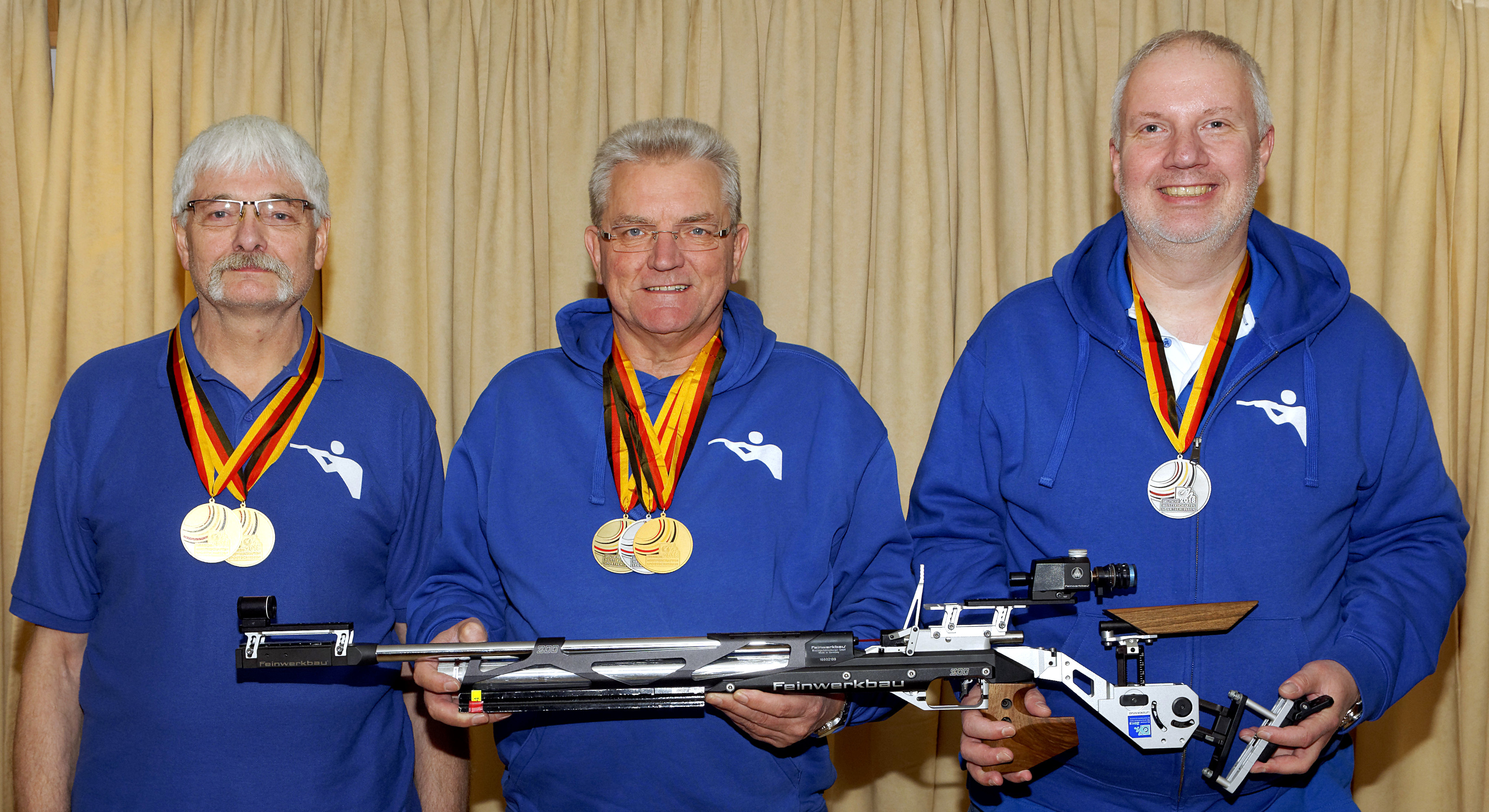 Von links: Peter Müller, Wilfried Becker u. Andreas Gensmann