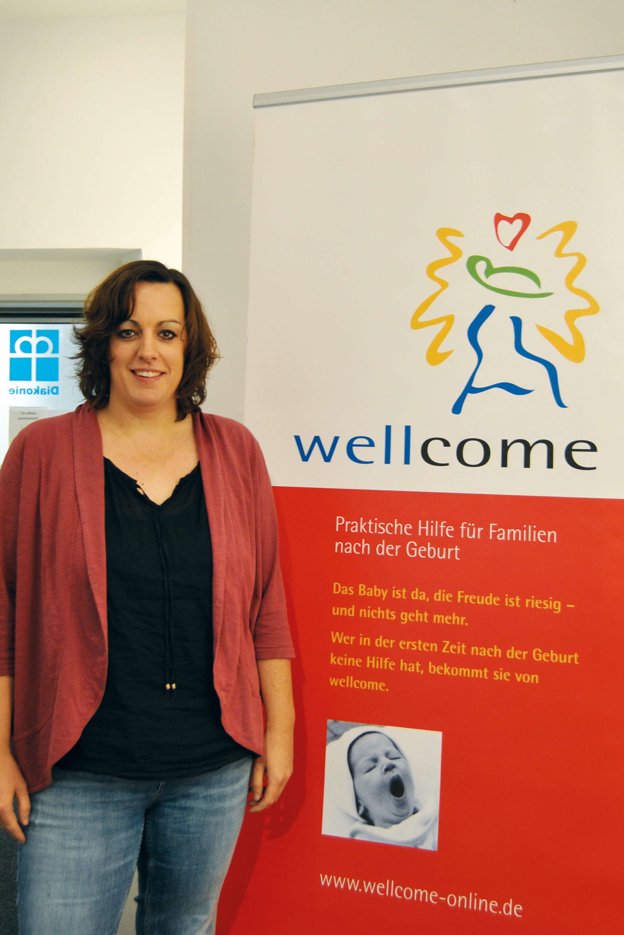 Kathrin Bay ist Mutter eines Sohnes und seit Kurzem neue Koordinatorin des wellcome-Projektes.