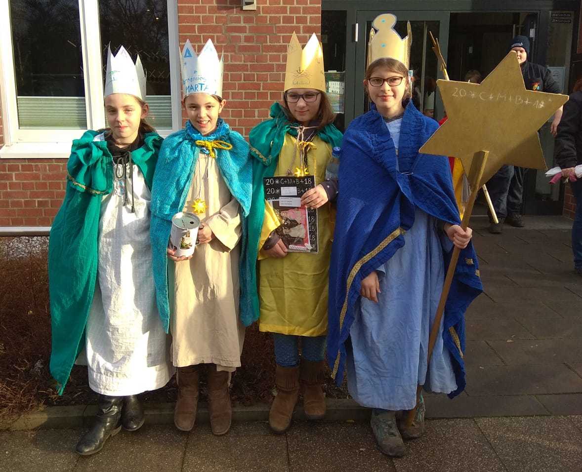 Vom 4. bis 6. Januar ziehen die Sternsinger wieder durch Kupferdreh. Foto: Neu-Clausen