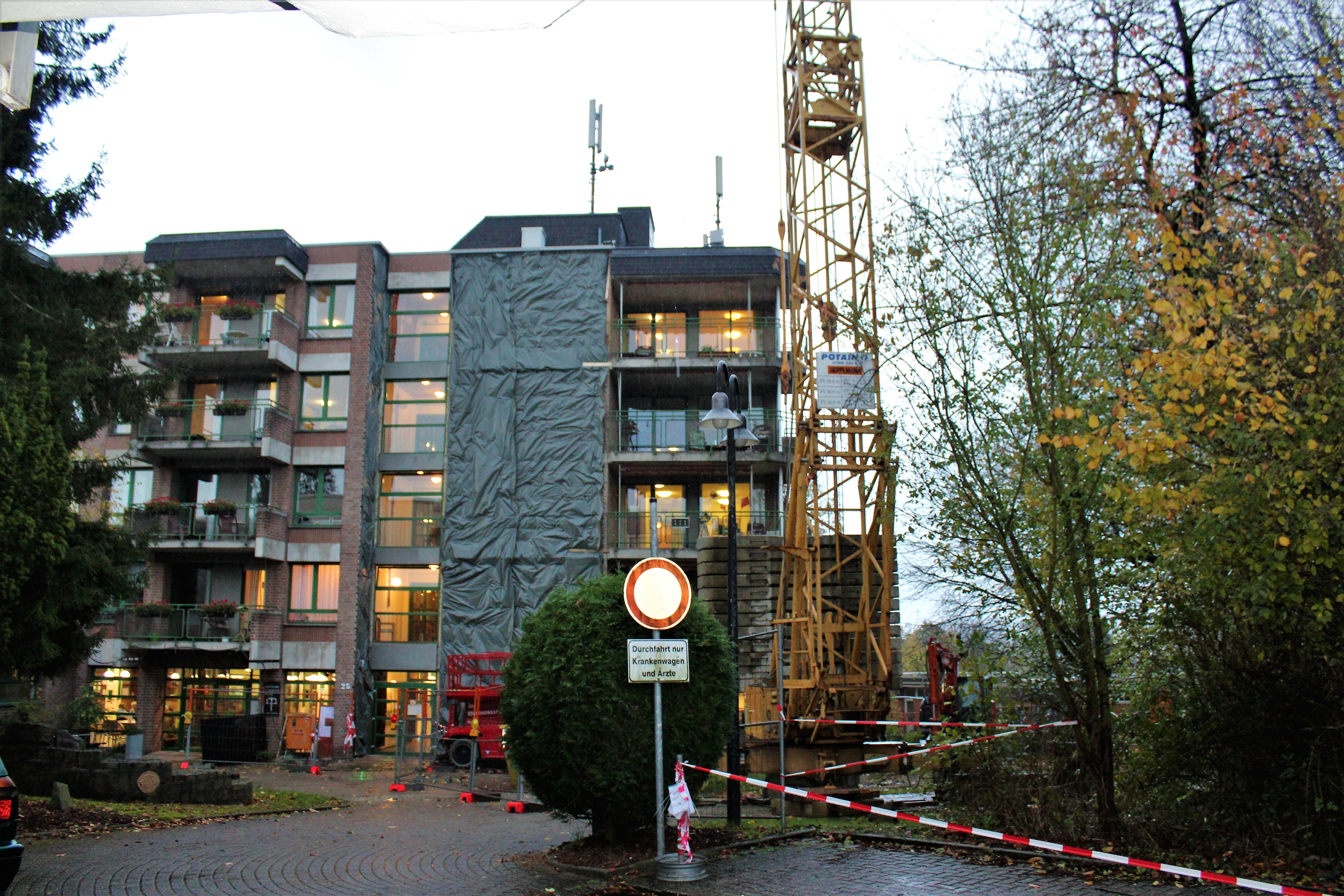 Vor einem Jahr fiel der Startschuss für den Anbau an der Altenhilfeeinrichtung Matthias-Claudius-Haus, um die Quote für die Einzelzimmerbelegung zu erfüllen. Foto: Pielorz