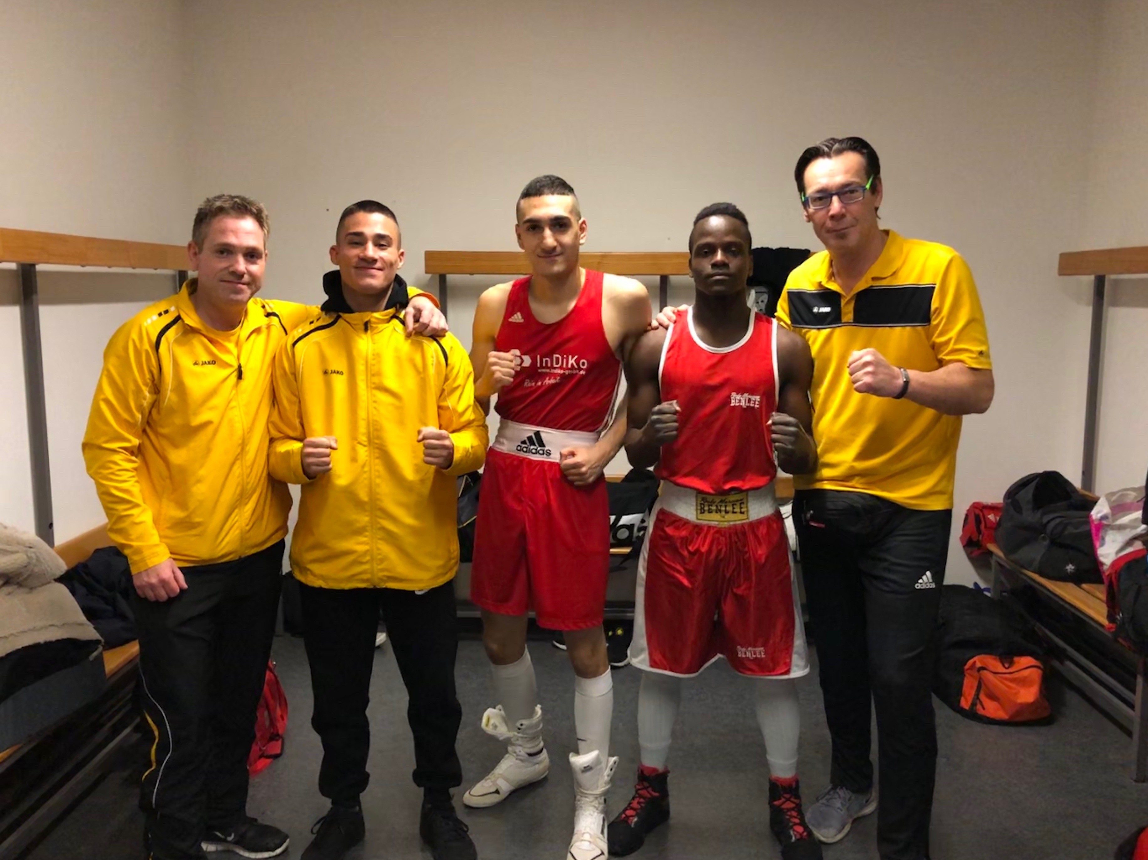 Das Team in Münster: René Eckrmann, Murat Simsek, Mohammed Haimami, Frank Nierhaus