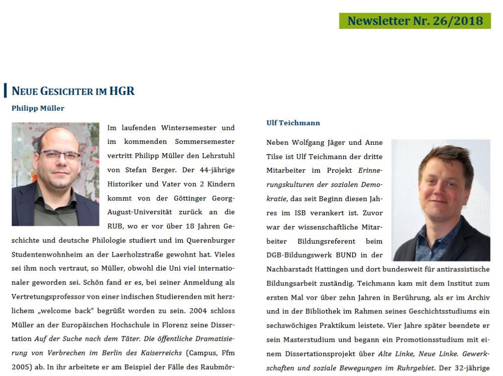 Newsletter 26/2018