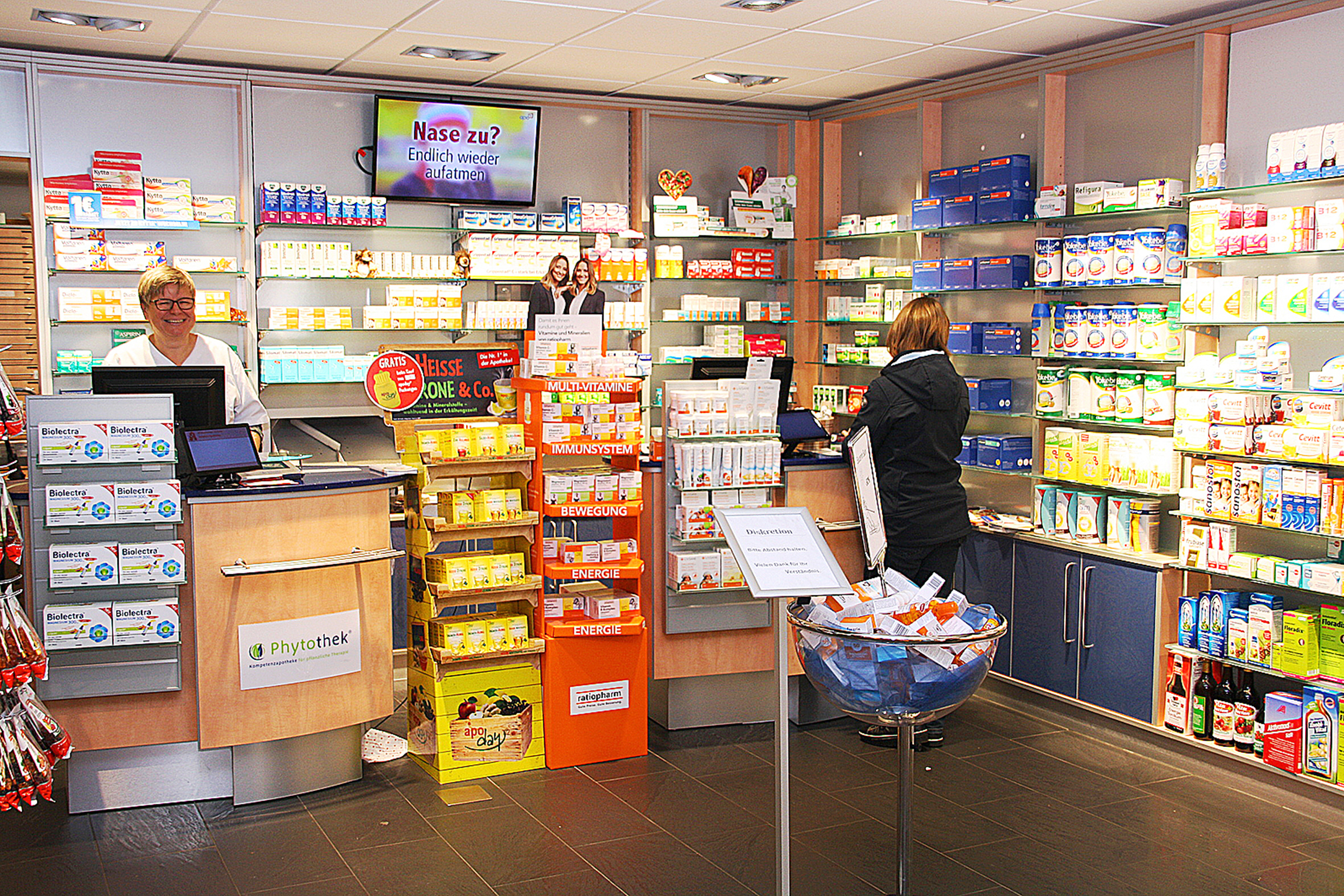 Die Delphin-Apotheke an der Kirchhellener Straße feiert in dieser Woche ihr zehnjähriges Bestehen.