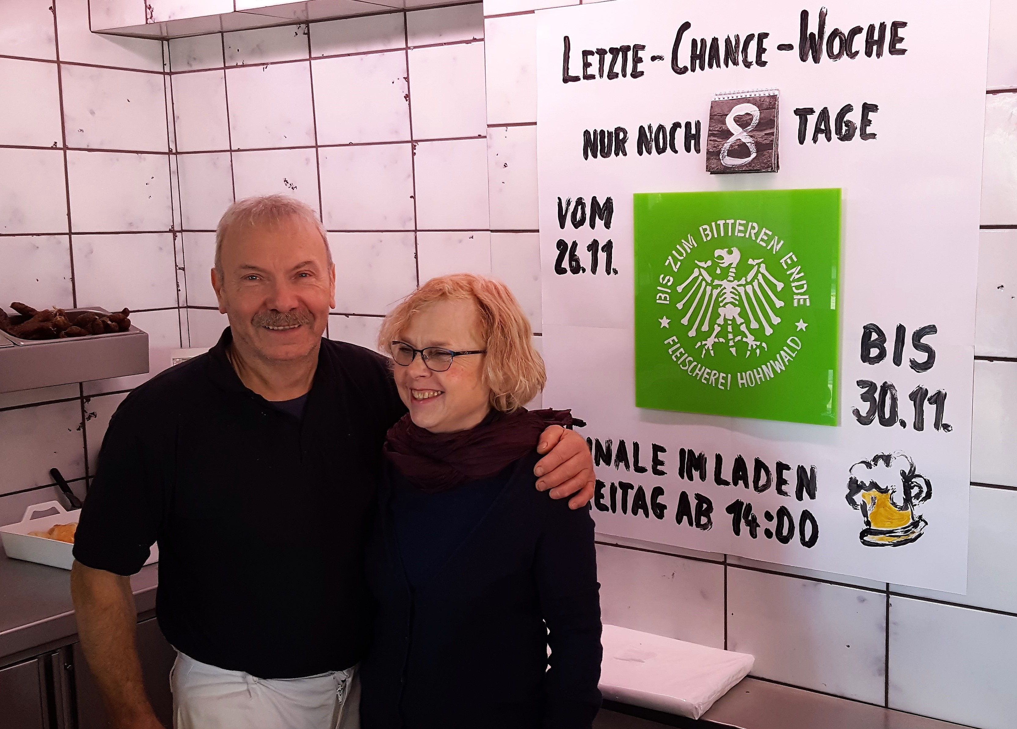 Margret und Kurt Hohnwald möchten ihren Kunden für die Treue danken.
Foto: Henschke