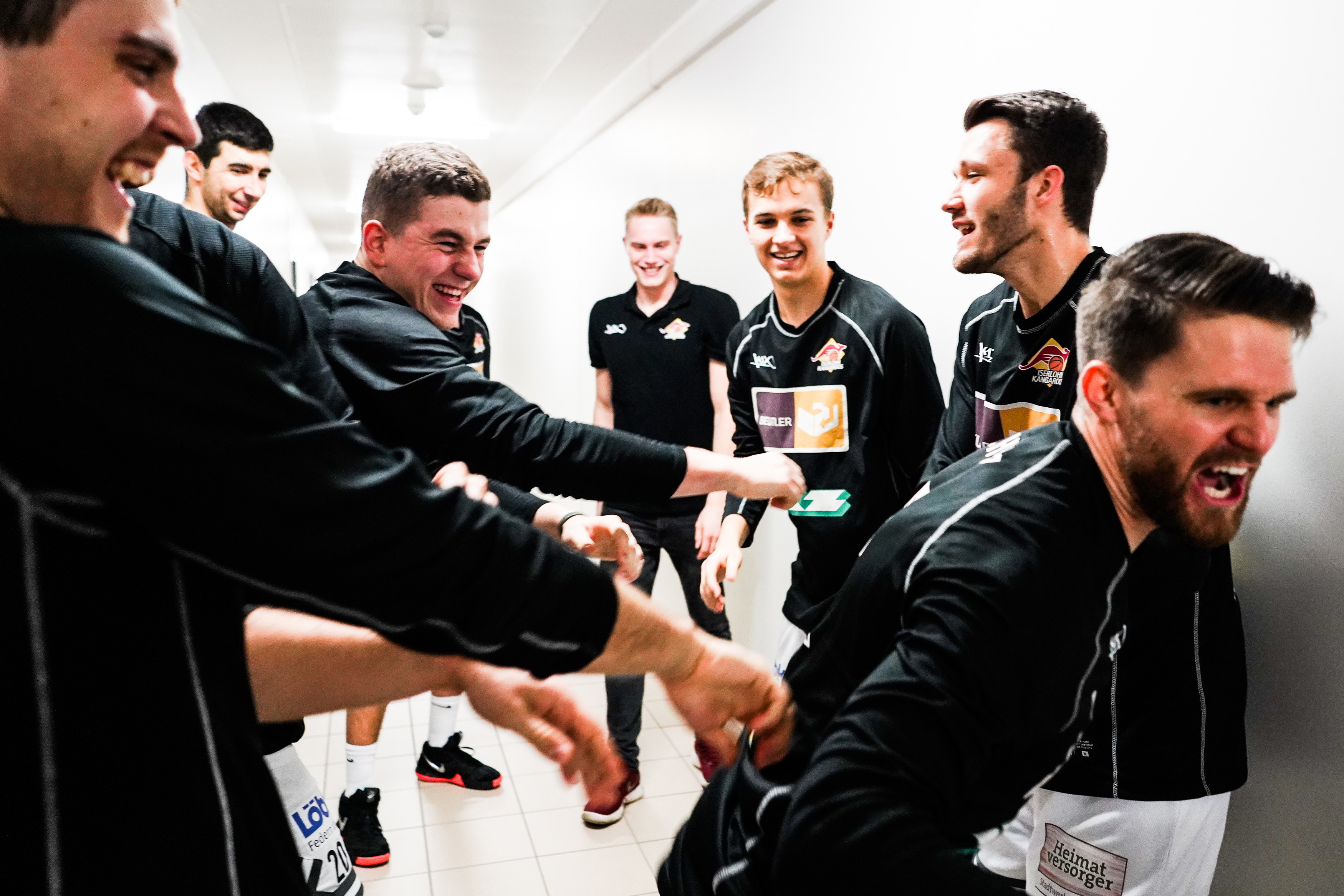 Als aktueller Tabellenführer ist die Stimmung bei den Iserlohn Kangaroos verständlicherweise blendend. Foto: Verein