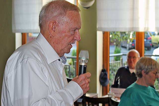 Aus der Fotoserie von © Jürgen Thoms - Dr. Hans Wille - Gruppentreffen der Parkinson Selbsthilfegruppe Unna am 14. November 2018 