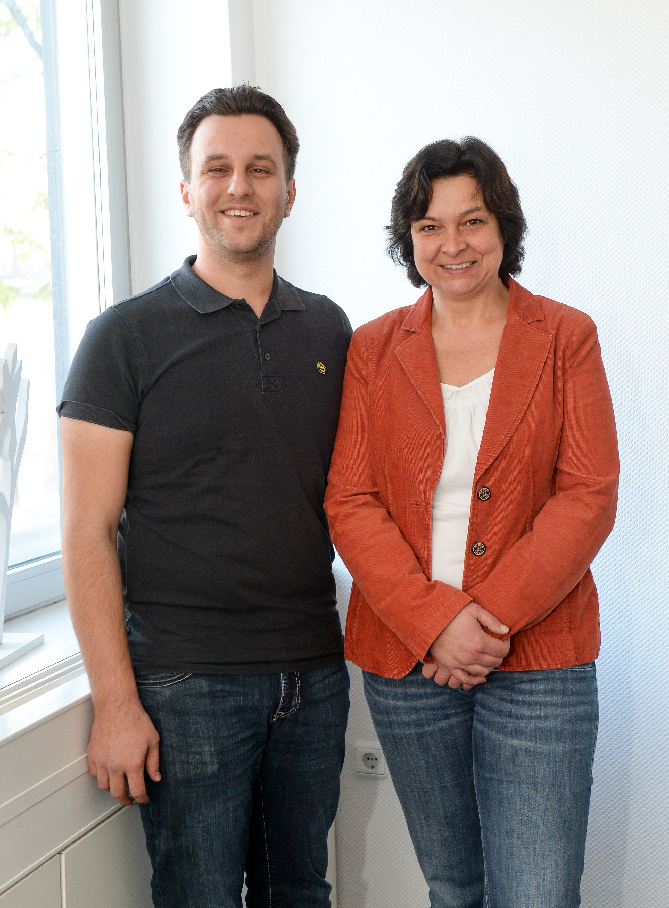 Rodiom Bakum und Nadia Khalaf appelieren an die moralische Verantwortung aller.