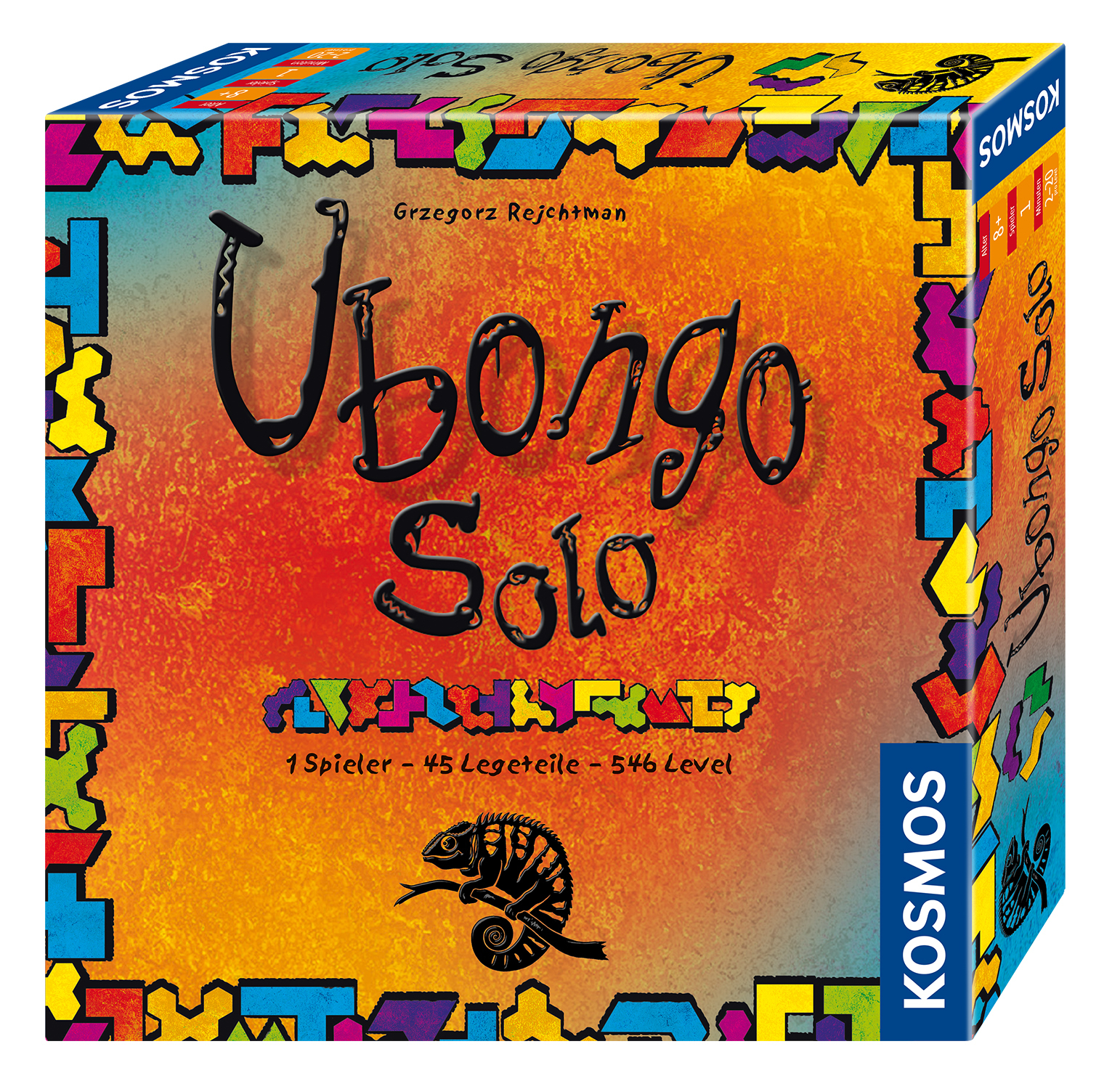 Eine Solovariante des beliebten Legespiels Ubongo ist bei KOSMOS erschienen.