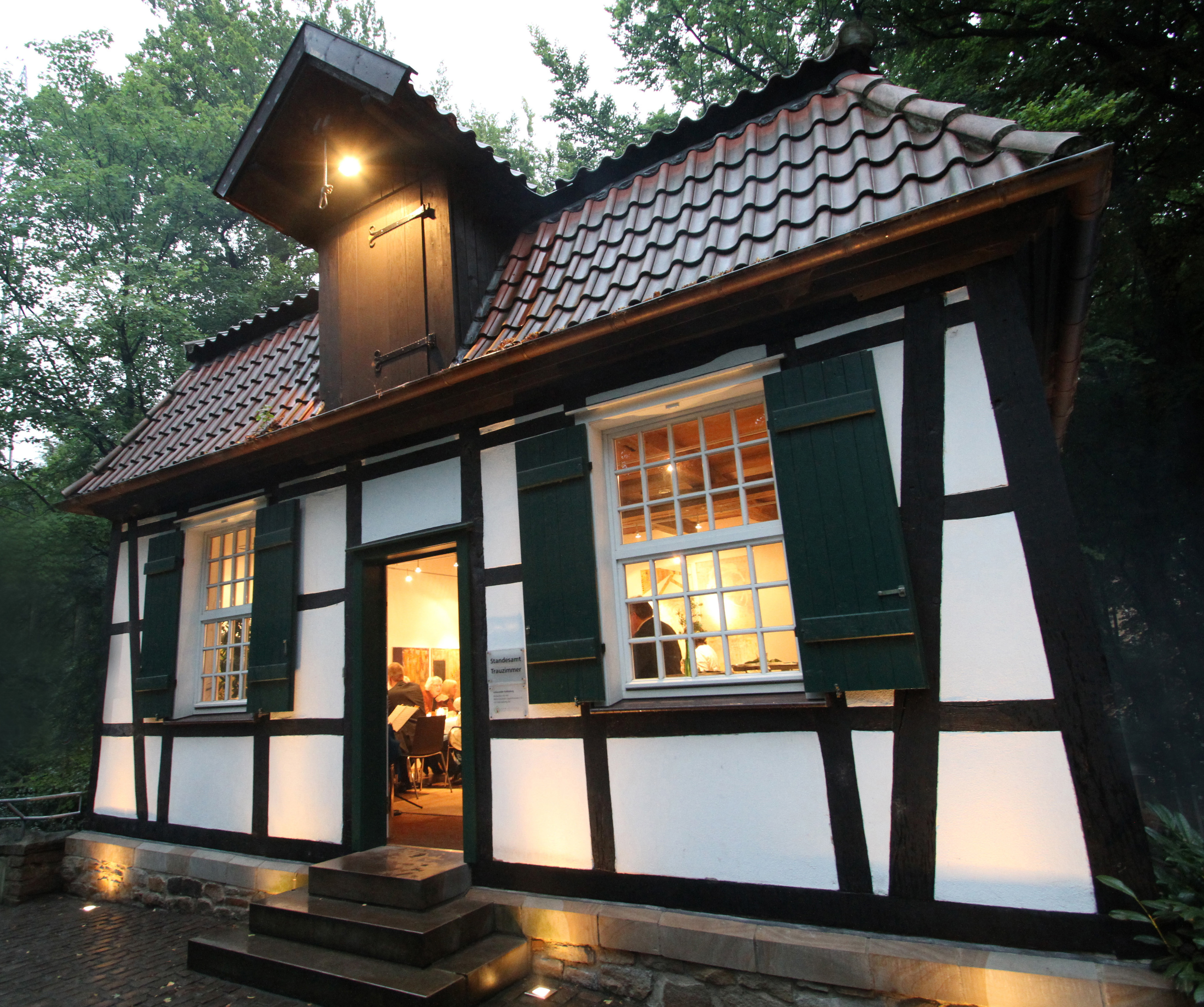 Atmosphäre an der Schlossmühle.