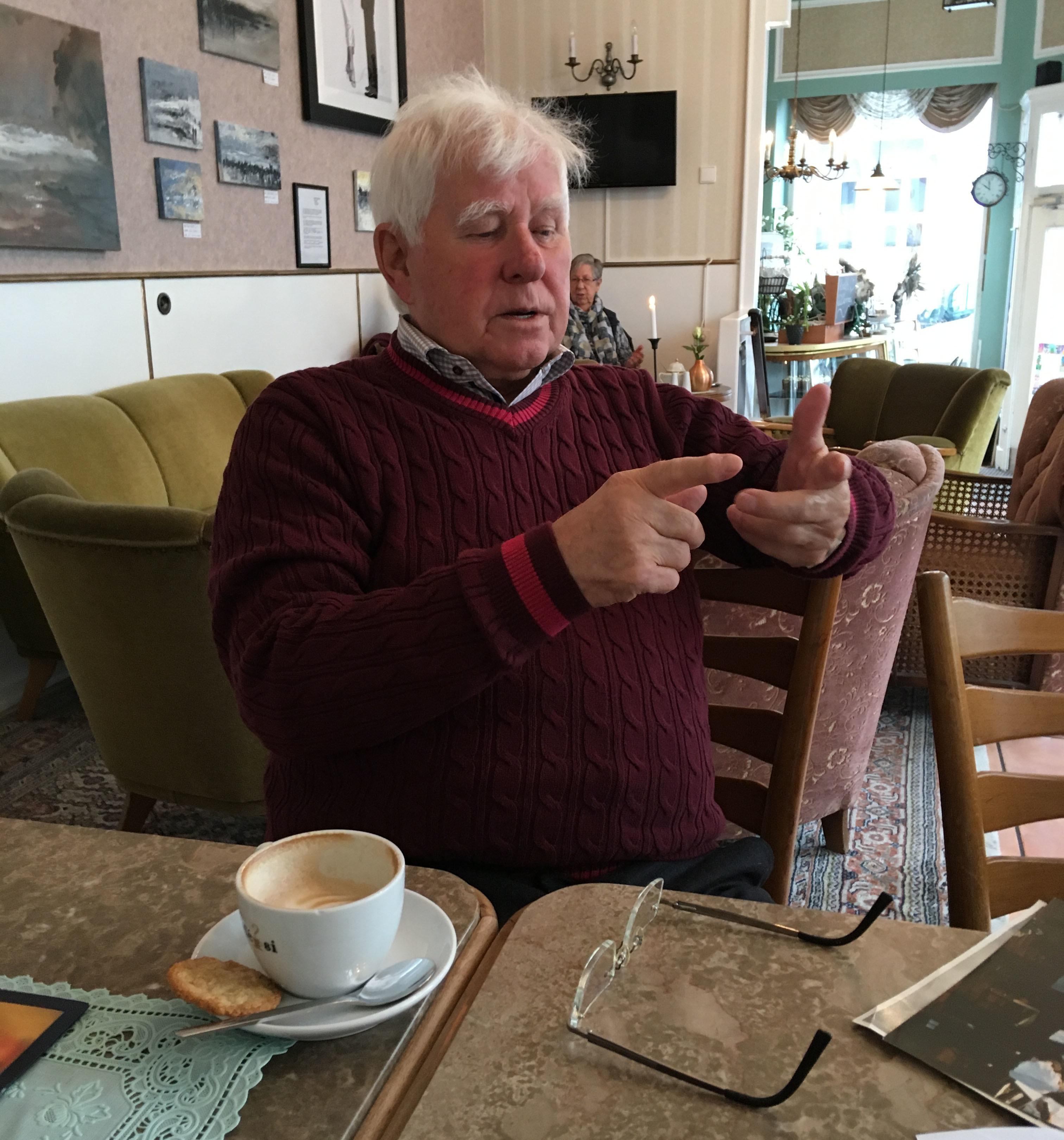 Karl-Heinz Selmoser hat aus seinem langen Sängerleben eine Menge zu erzählen.
