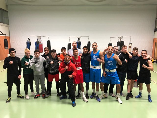Verabschiedung im Team, auf geht es nach Mühlhausen!