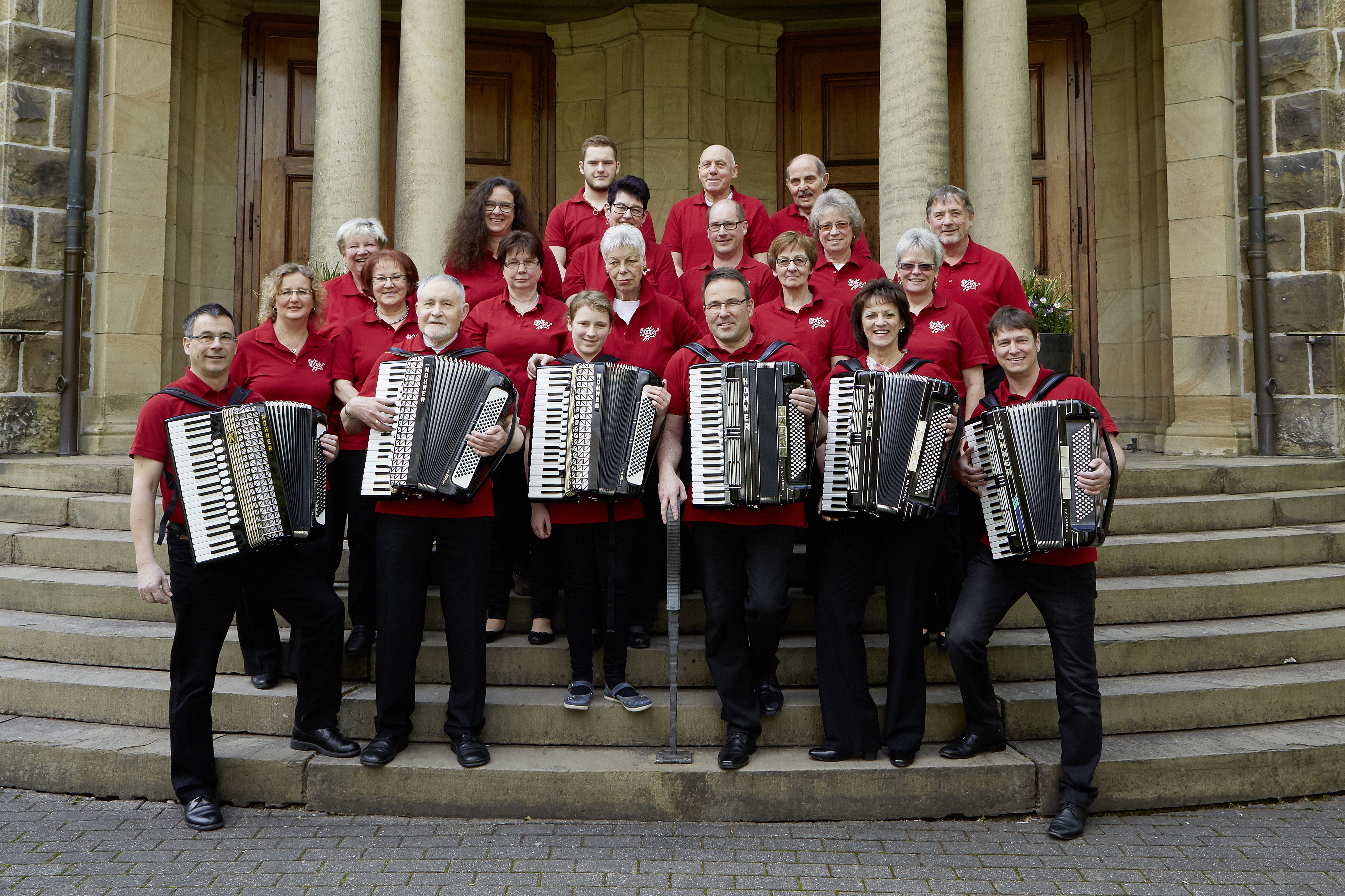 Die Mitglieder des Akkordeon-Orchesters freuen sich schon auf die Adventskonzerte.