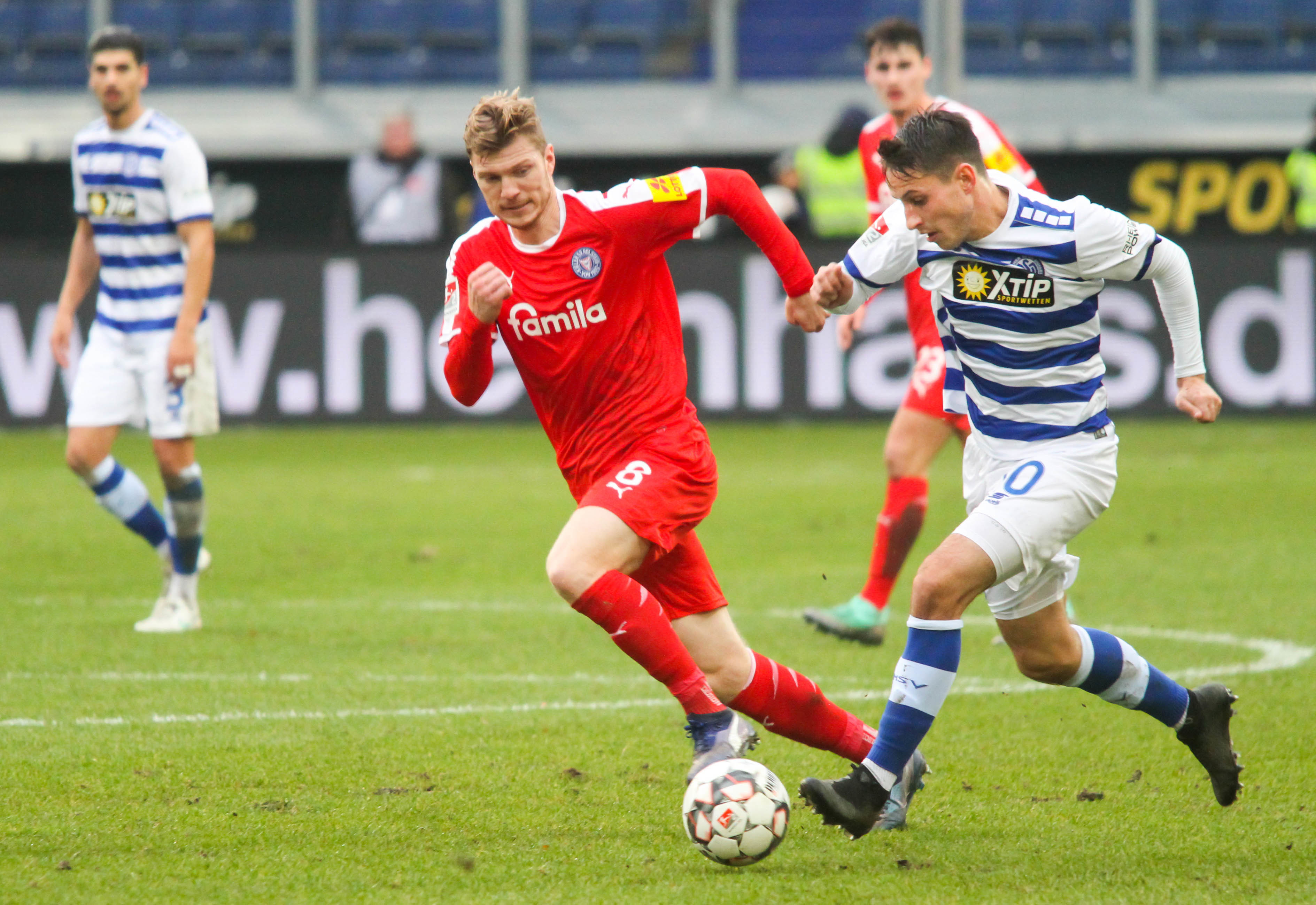 Fabian Schnellhardt konnte mit seinen Kollegen gegen Kiel nur eine Halbzeit mithalten.