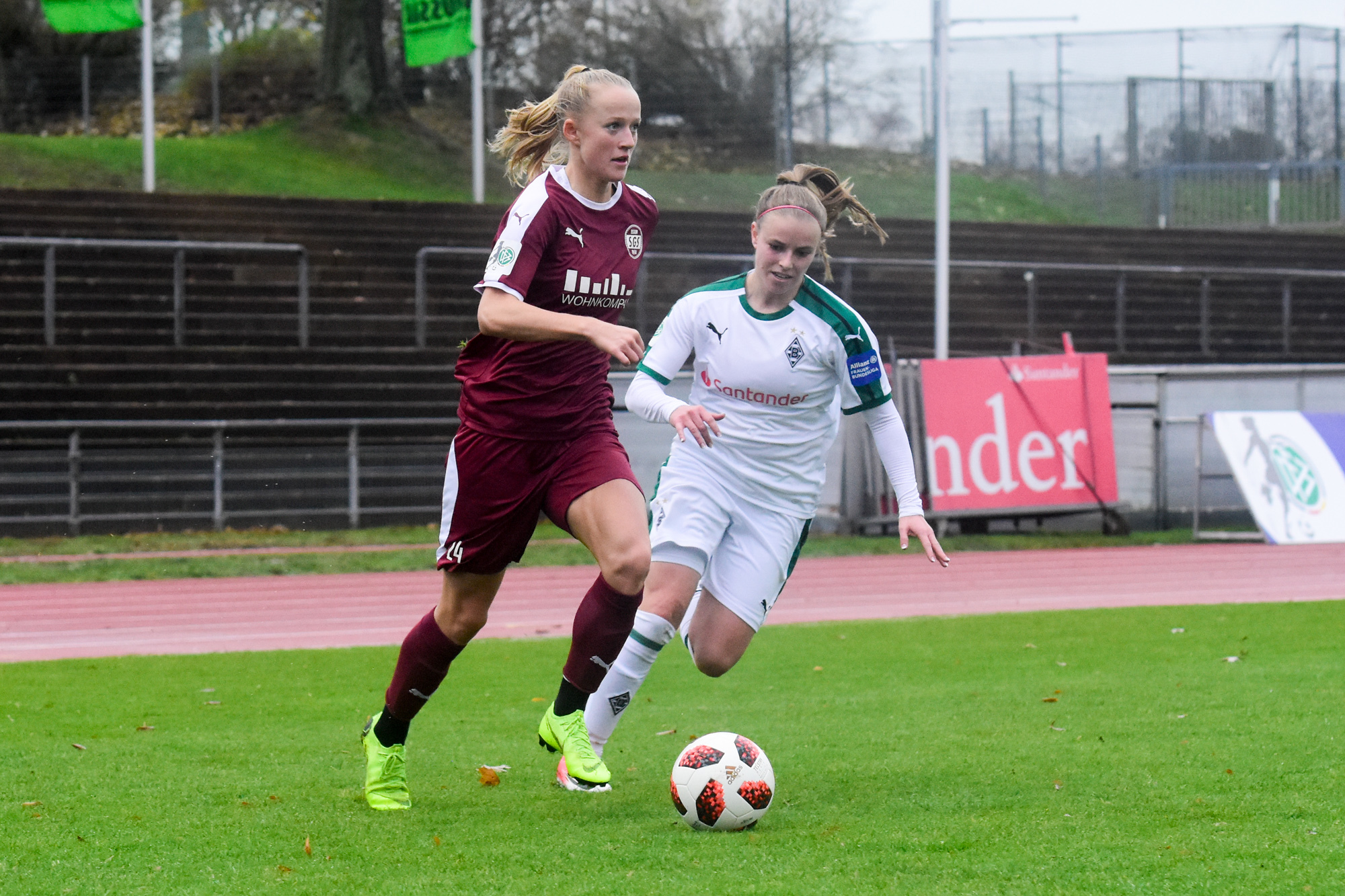 Lea Schüller steuerte zum klaren 6:0 Erfolg über die Borussia aus Mönchengladbach einen Treffer bei.