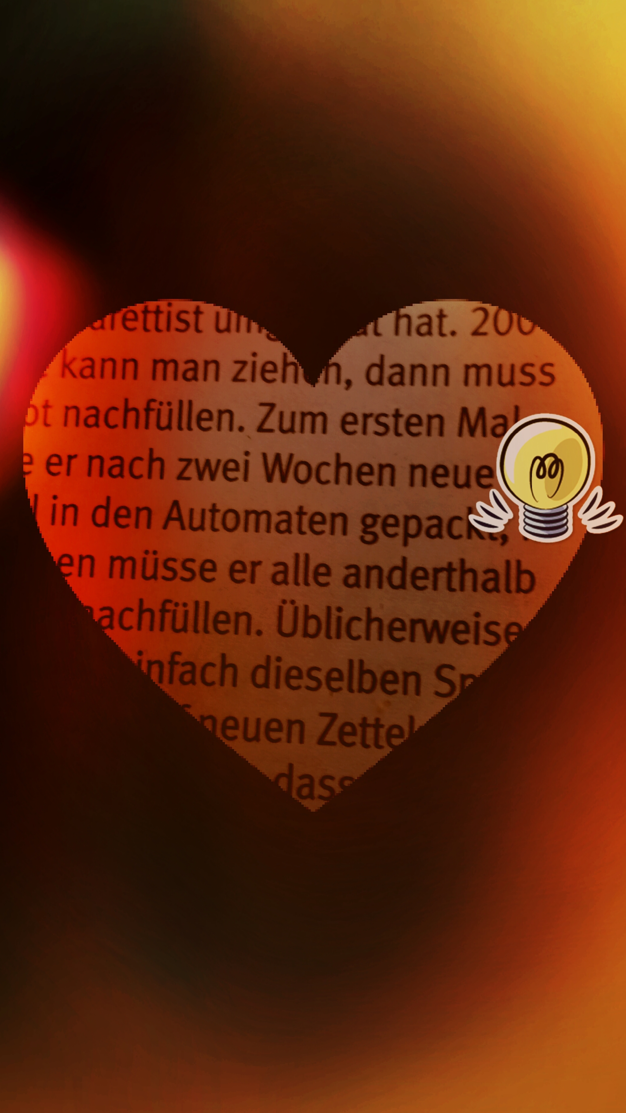 Heute Morgen.