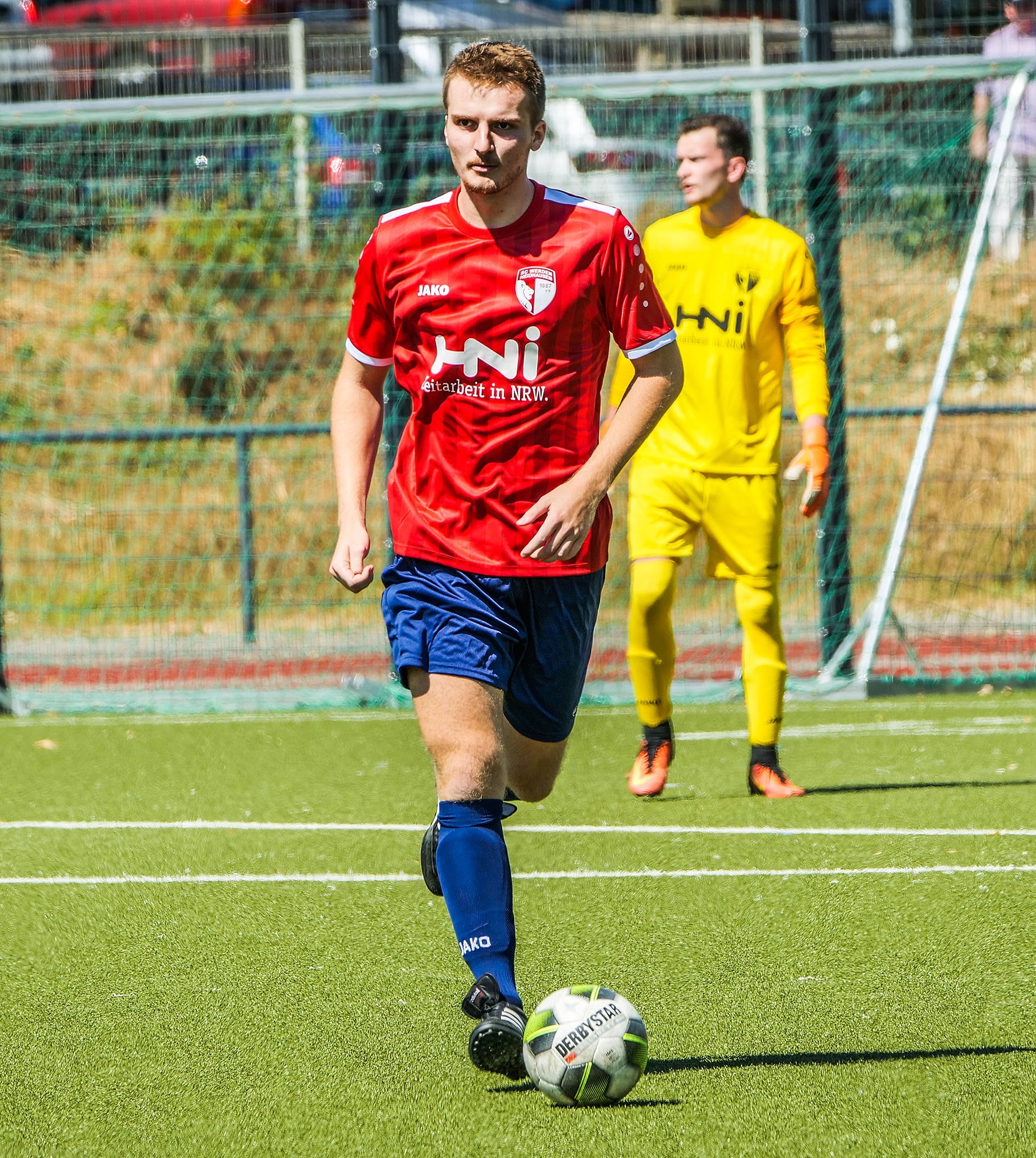 Leon Ewert verwandelte einen Strafstoß zum 9:0 Zwischenstand.
Foto: Gohl