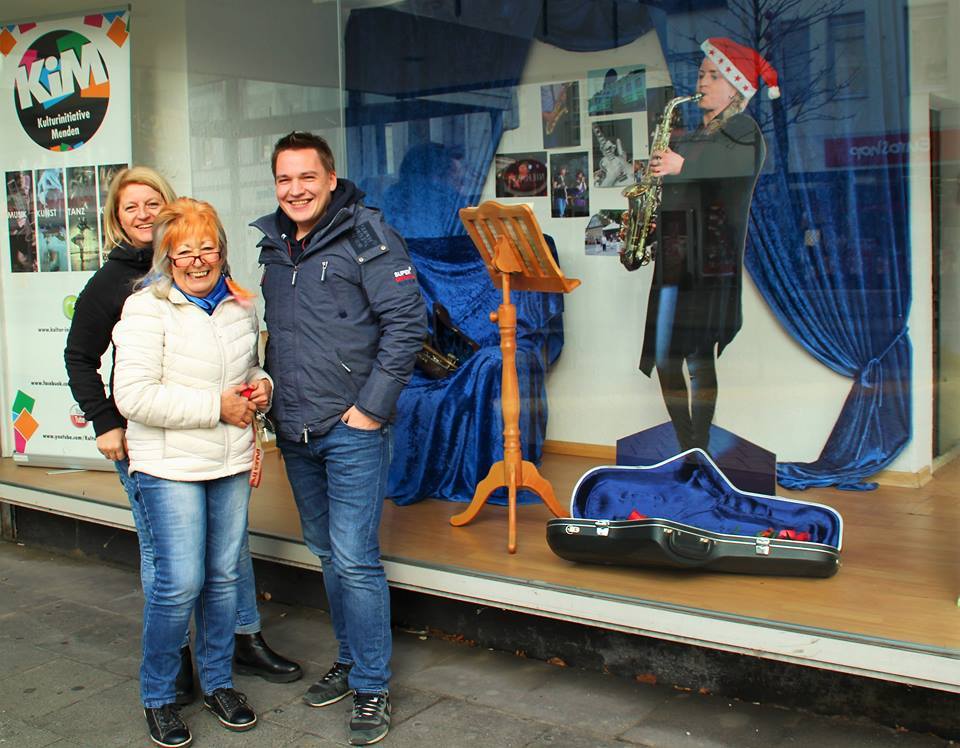 Das Bild zeigt (v.l.): Christiana Matalla, Cornelia Pankau und David Müller (2.Vorsitzender KiM). Foto: KiM