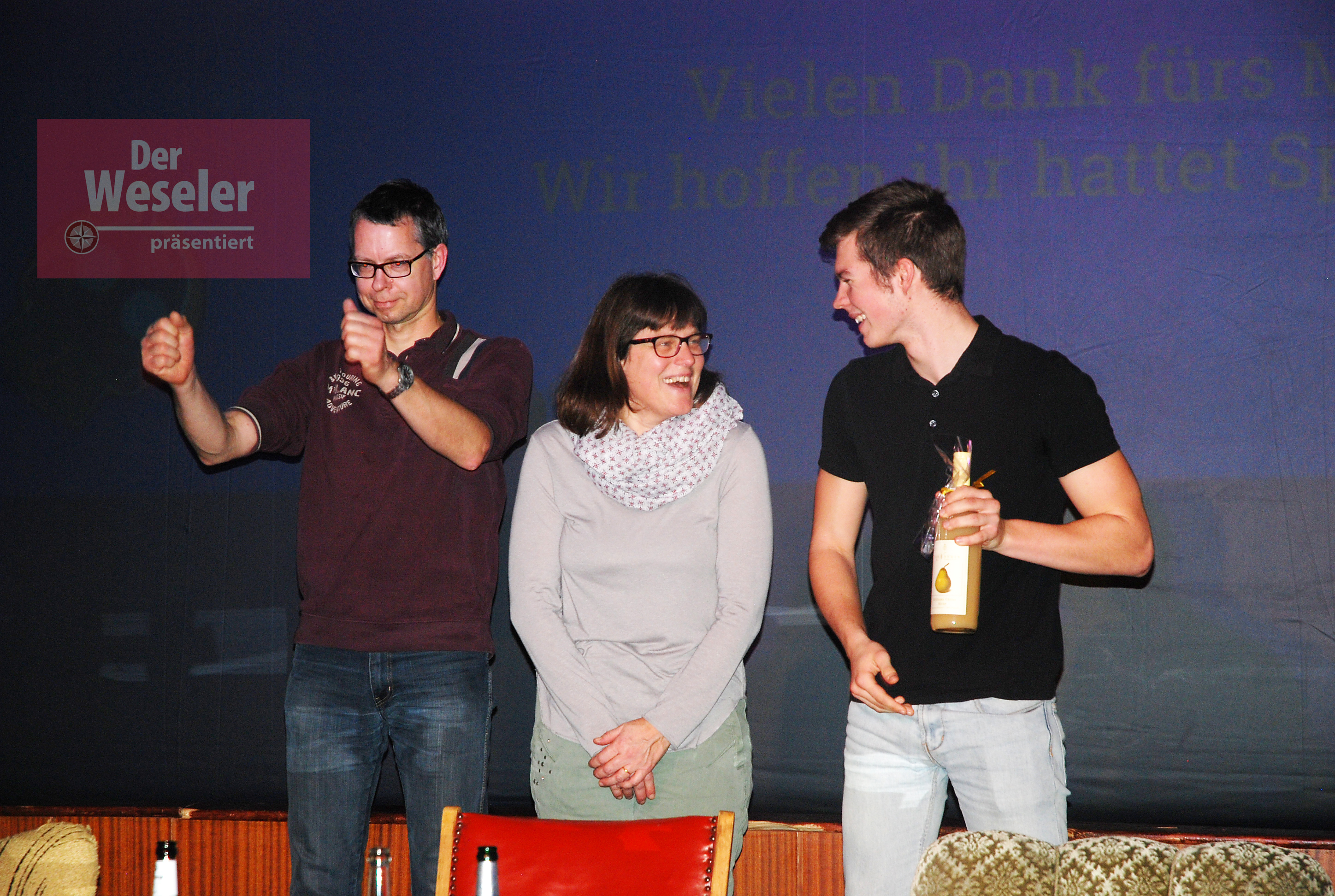 Team R³ setzte sich im Schätz-Finale souverän gehen die "Schlaatköppe" durch.