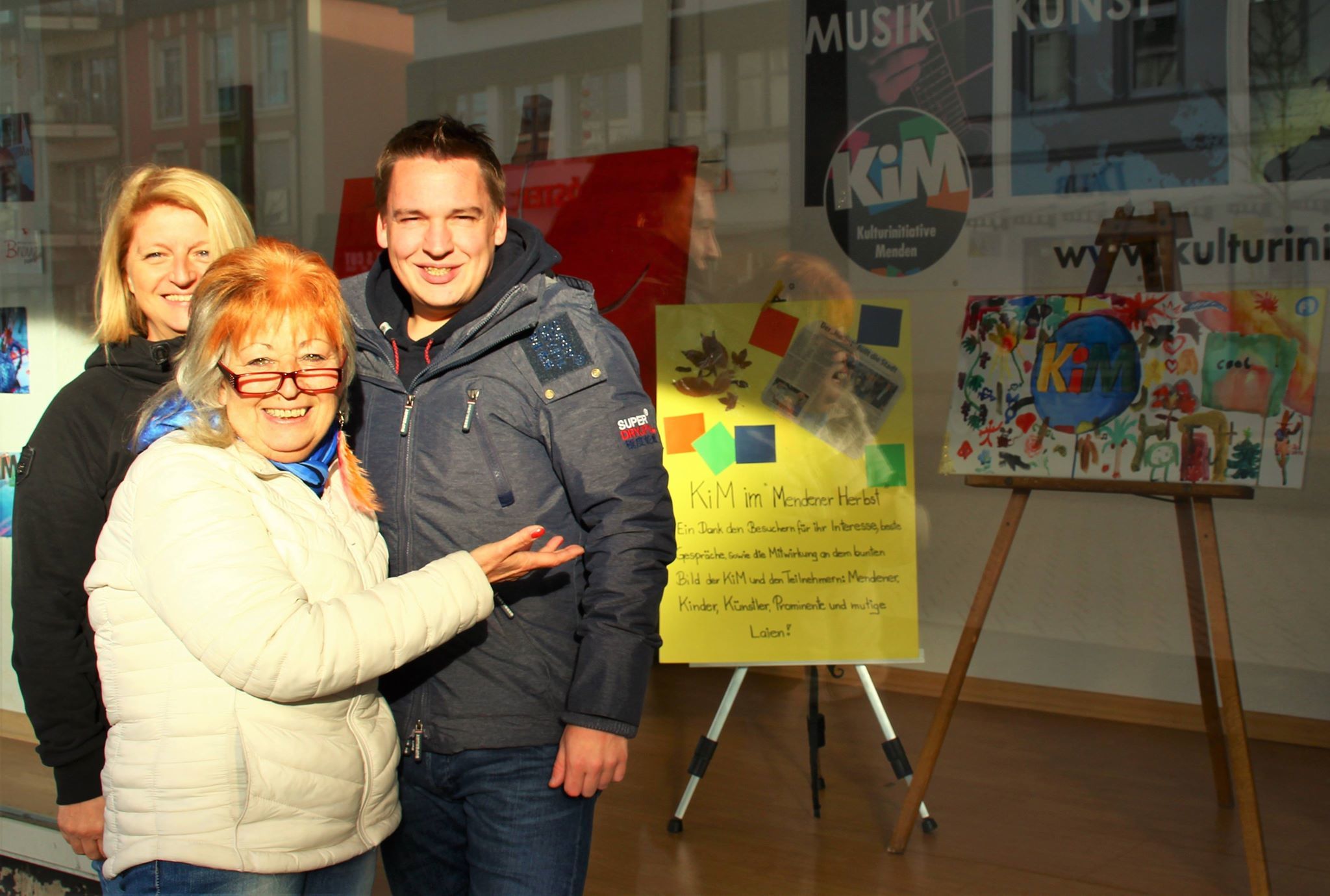 Das Bild zeigt (v.l.): Christiana Matalla, Cornelia Pankau und David Müller (2.Vorsitzender KiM). Foto: KiM