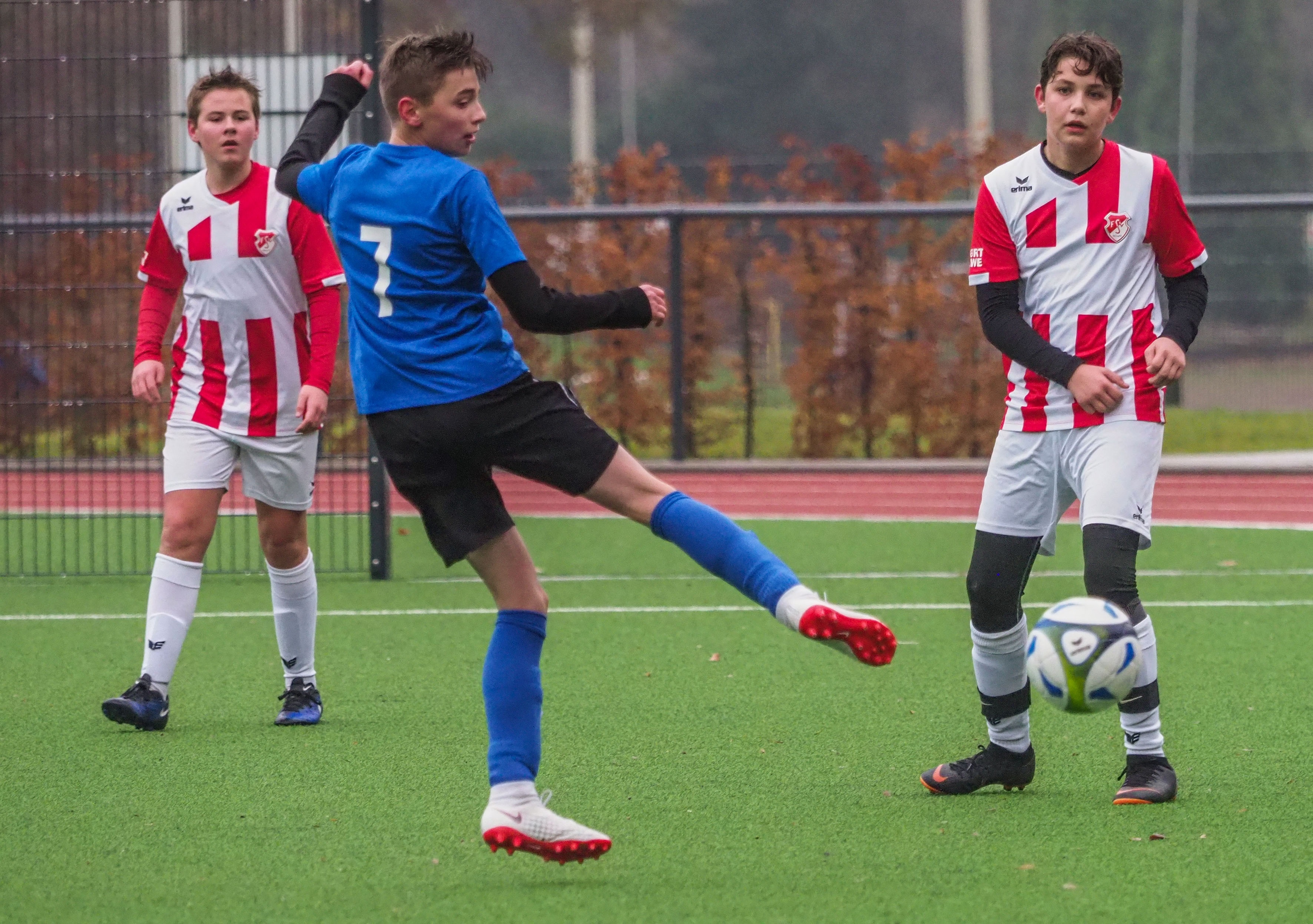 Die C-Junioren des FSV Kettwig schnupperten am Punktgewinn.
Foto: Gohl
