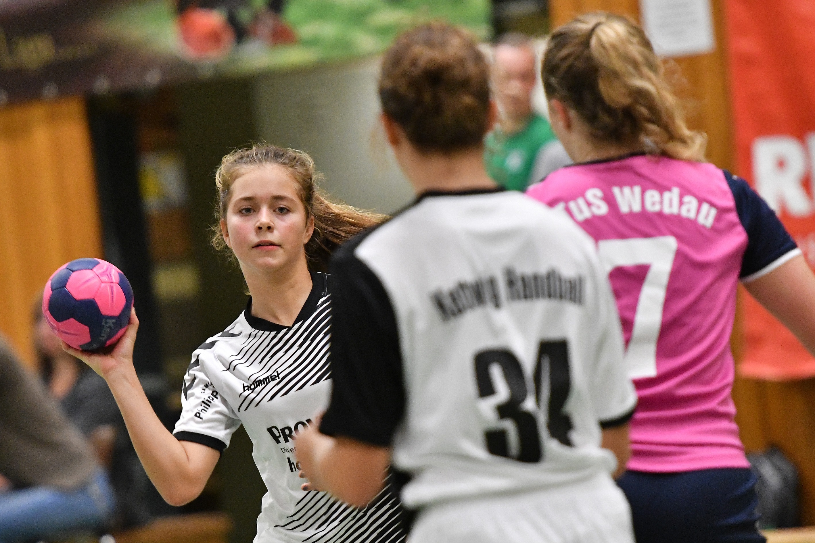 Trotz einer Erkältungswelle warfen die C-Juniorinnen einen Sieg heraus.
Foto: Archiv / Bangert