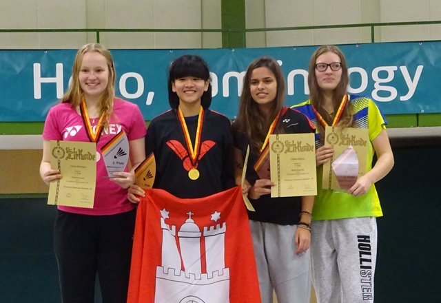 Besonders stolz au Silber im Einzel U17 ...