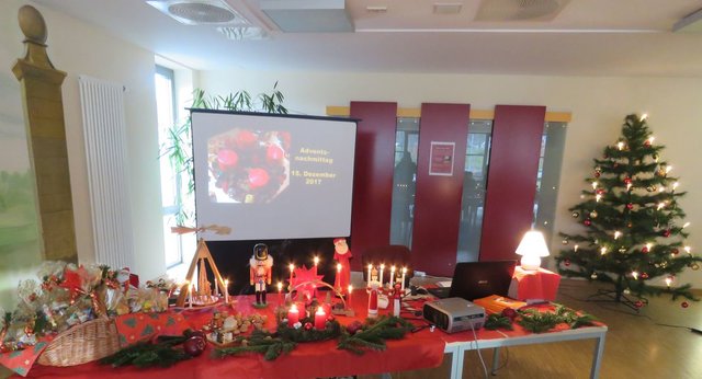 Saal der BGG 2017 (Weihnachtsbaum der BGG)