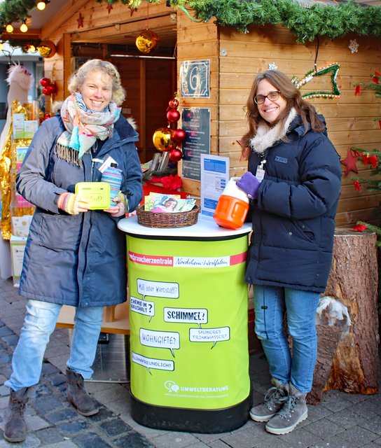 Verbraucherzentrale NRW Beratungsstelle Unna auf dem Weihnachtsmarkt
