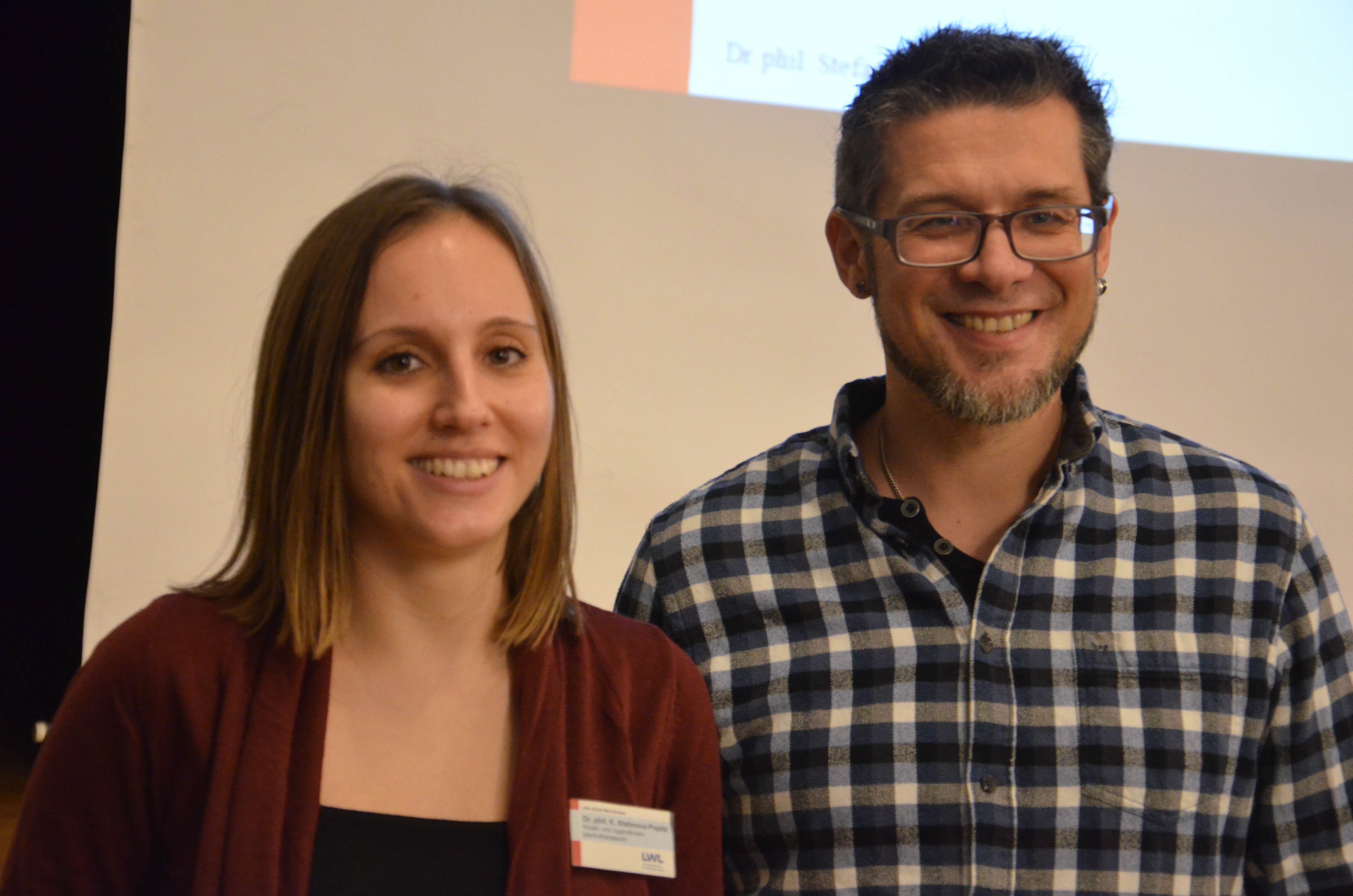 Dr. Katarina Stetinova-Popitz und Dr. Stefan Kimm referierten beim Haard-Dialog. Bild: Ina Fischer