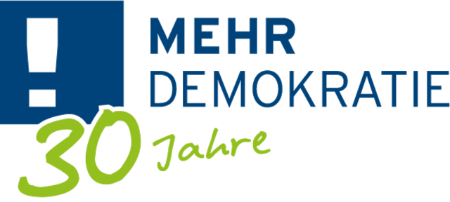 30 Jahre besteht der Verein Mehr Demokratie e.V. Bundesverband 2018
