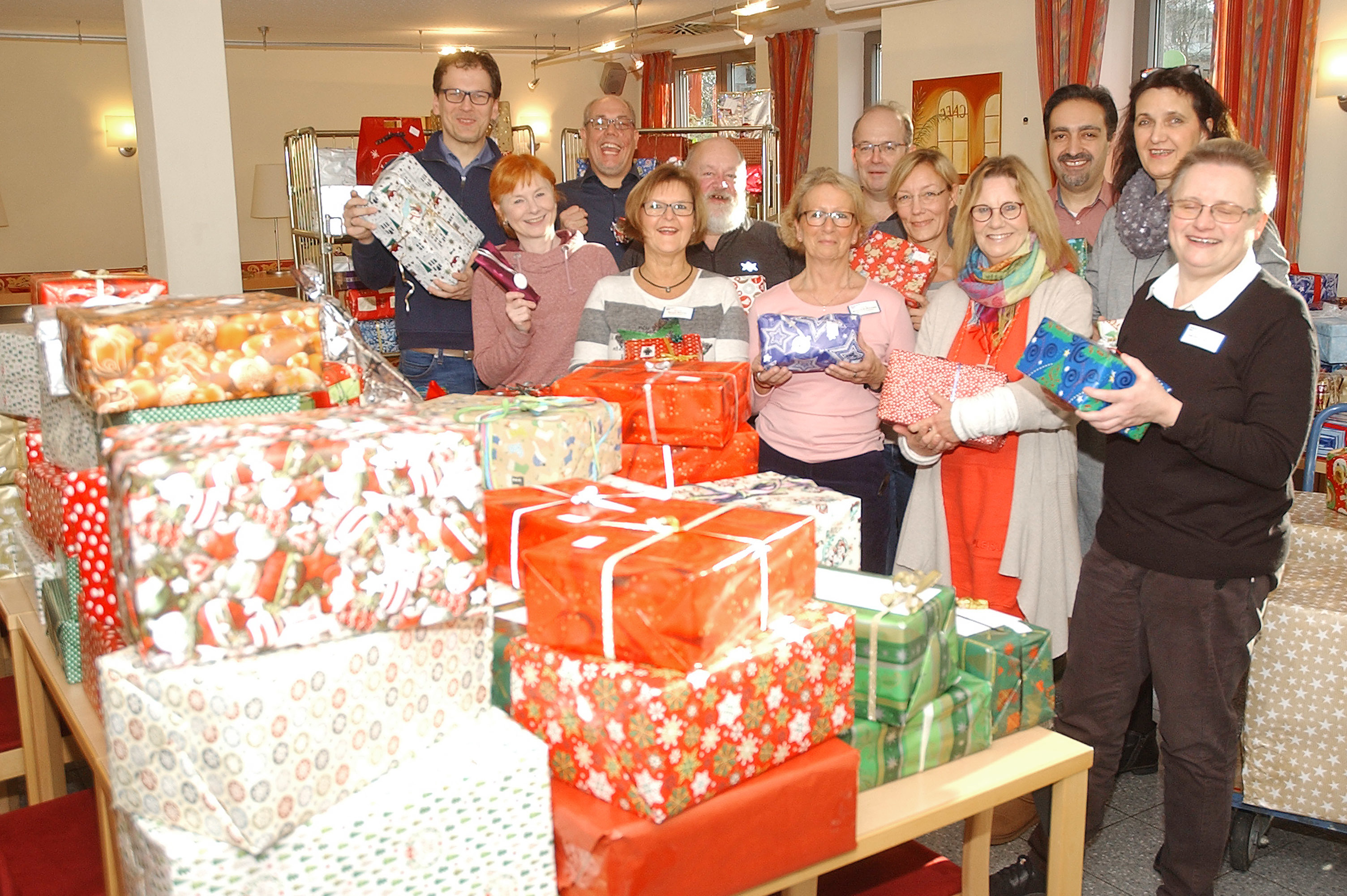 Da kommt Freude auf: 200 Geschenke kamen in diesem Jahr zusammen.
