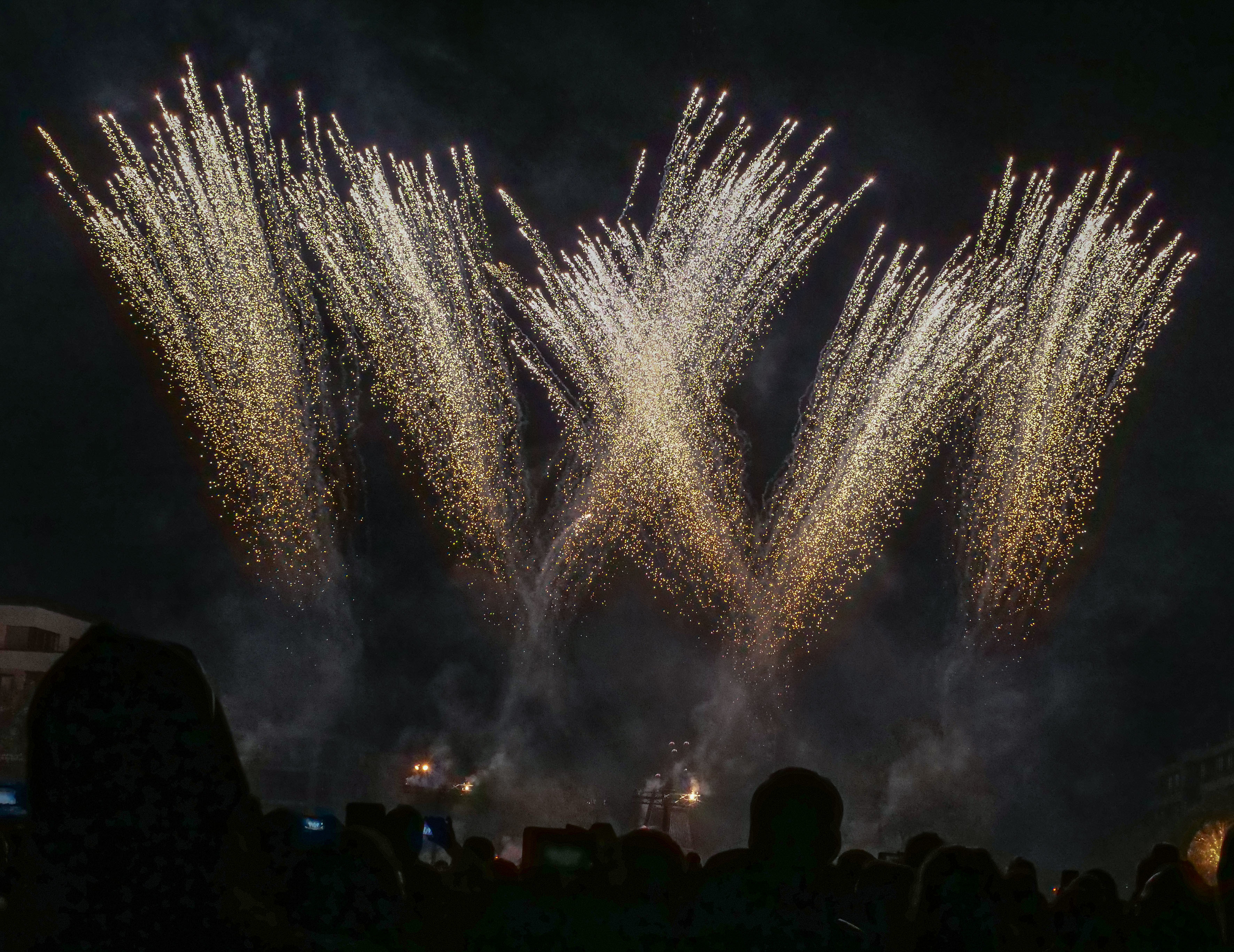 Dieses Feuerwerk war in Essen zu sehen. Foto: lokalkompass.de / Gohl