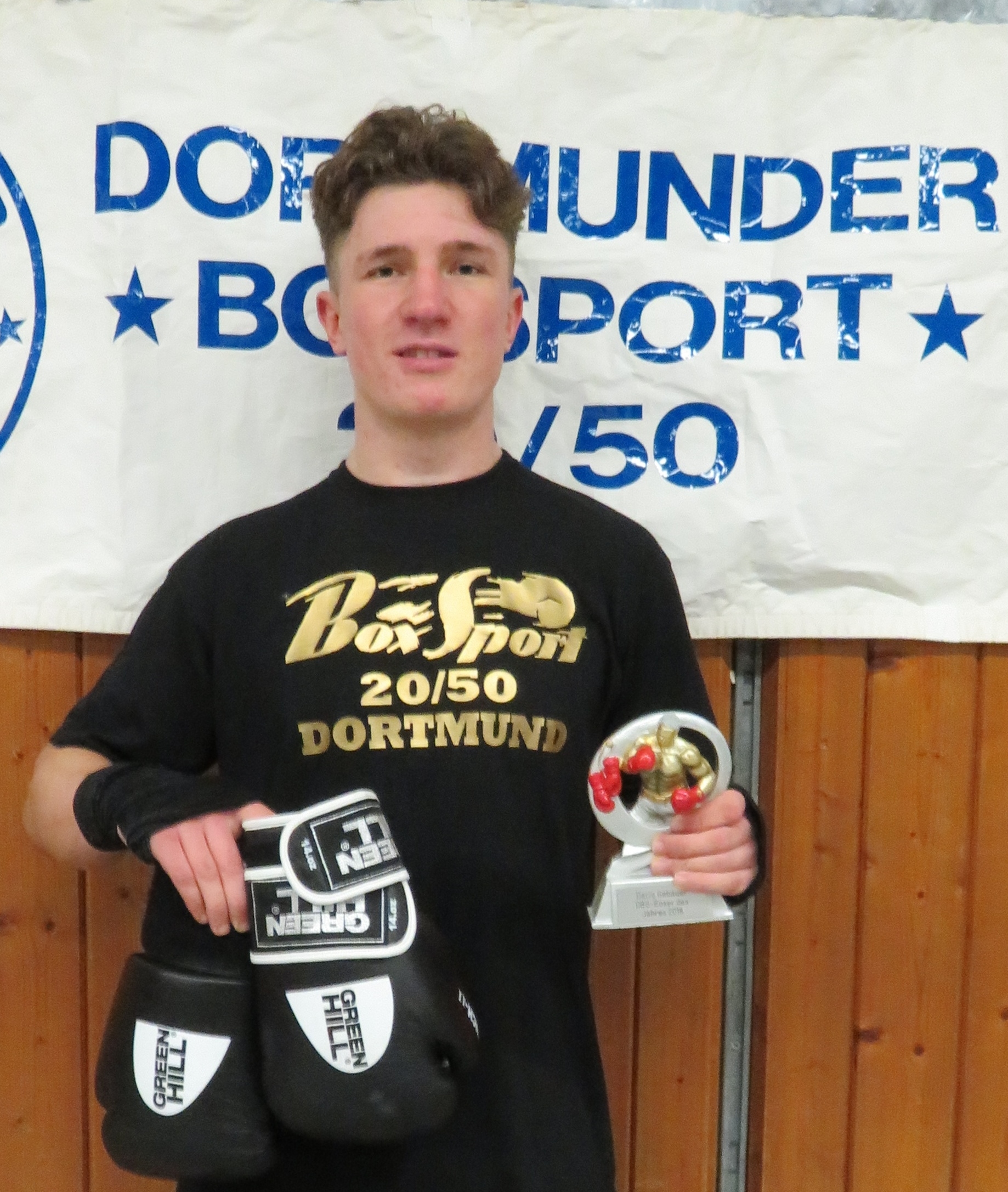 Dario Gebauer, der DBS 20/50-Boxer des Jahres 2018.
