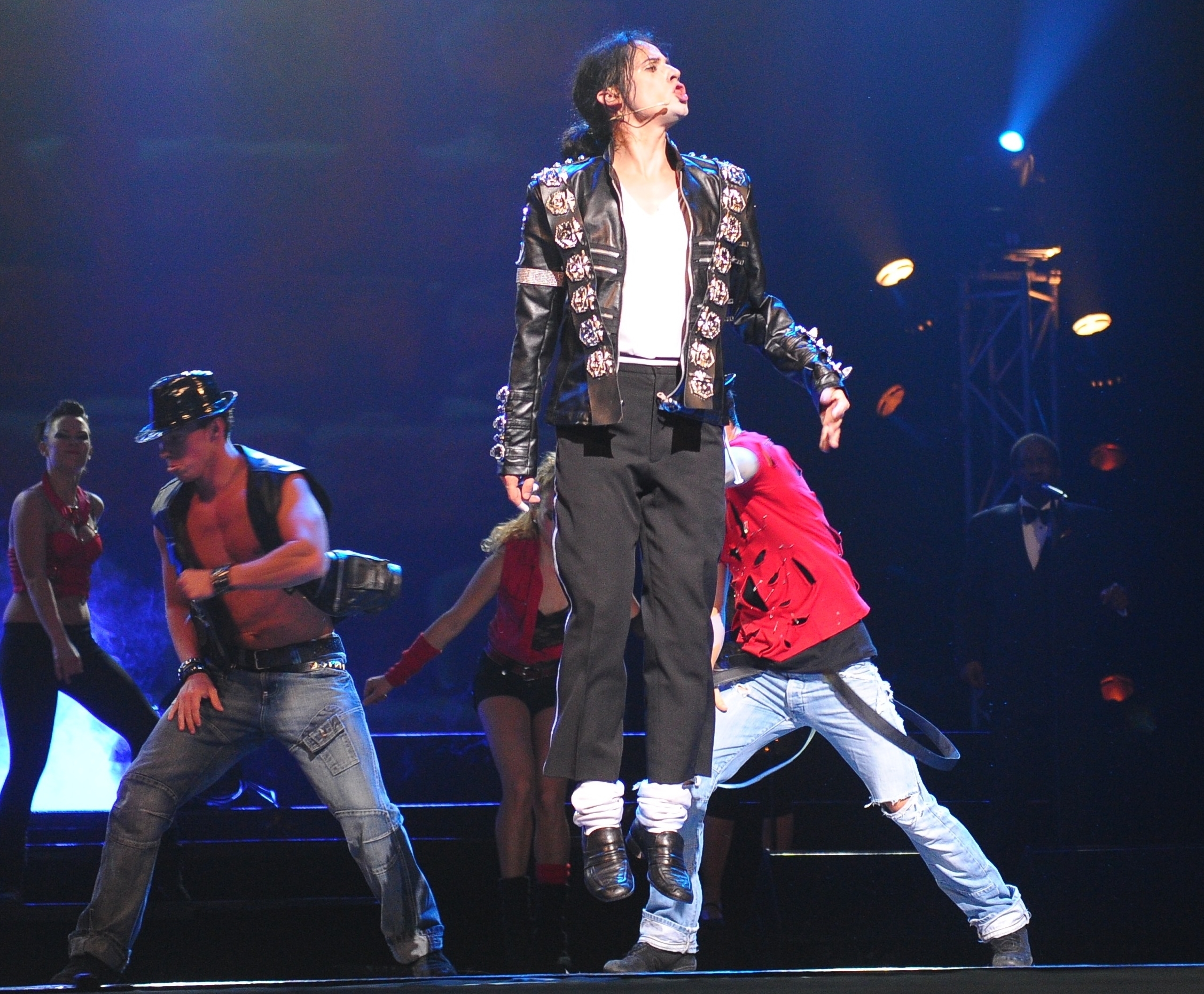 Mit Csaba Horvat tritt ein perfekter Doppelgänger vom King of Pop Michael Jackson auf. Foto: Sina Selinski