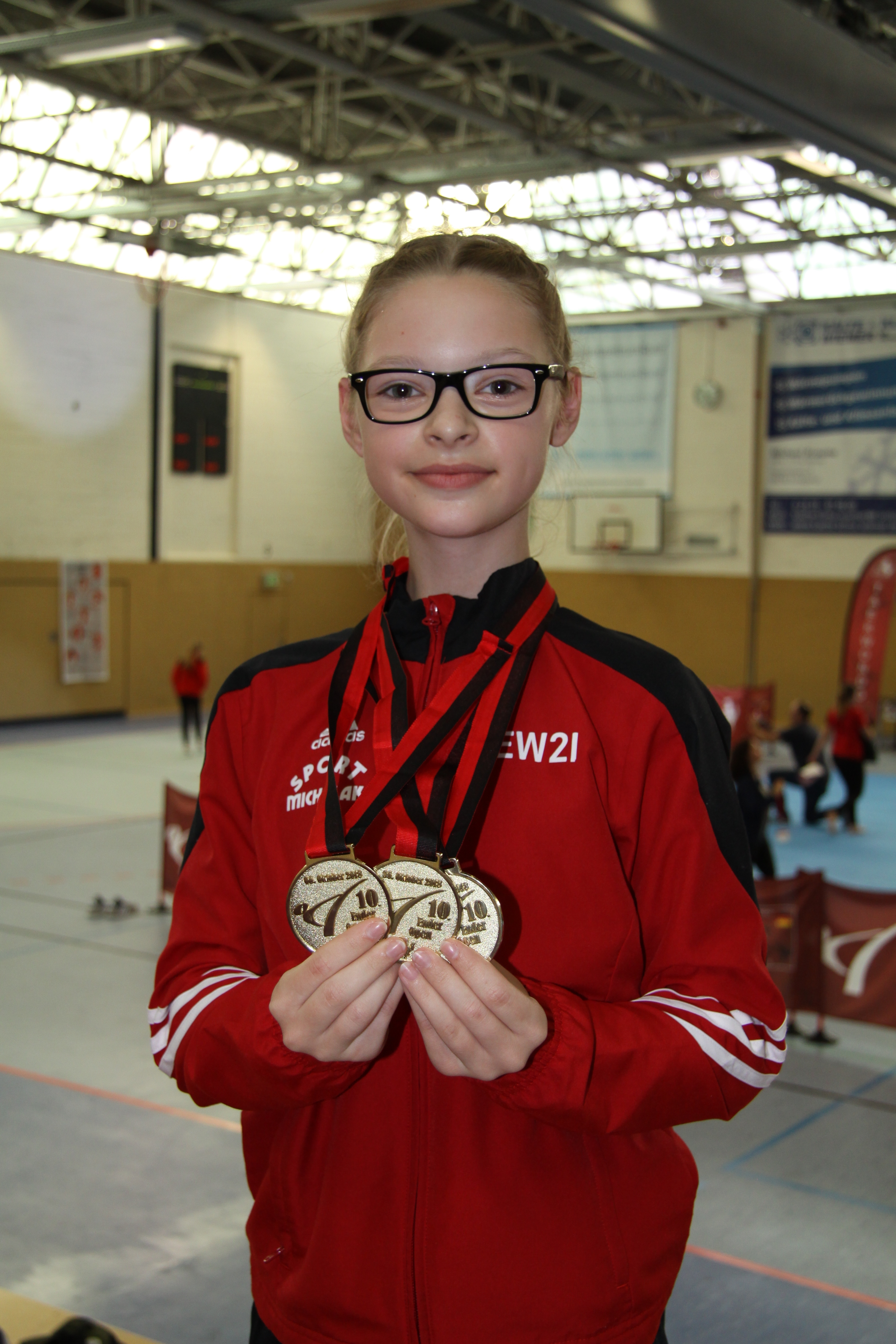 Emilia Grzechca 3 x Gold bei den 10. Ender Open