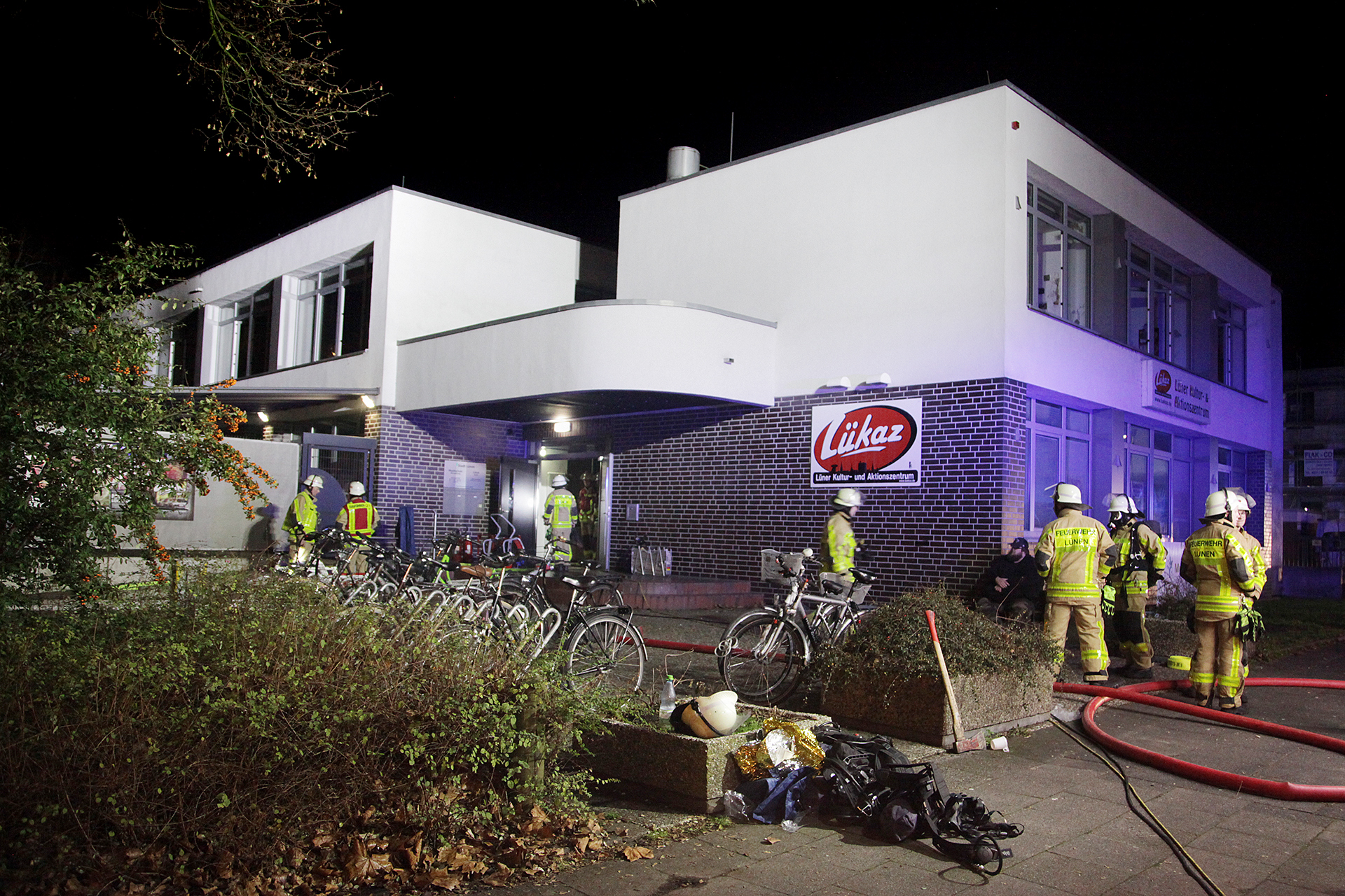 Im Lükaz kam es in der Nacht zu Donnerstag zu einem Brand im Keller.