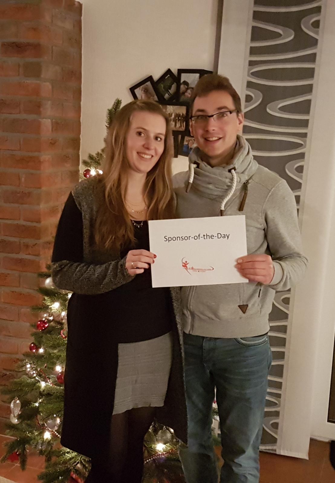 Der 14. Sponsor-of-the-Day Anne & Kevin Kallweit!