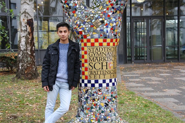 Mohamad Ali Mohamad, Schüler des Märkischen Gymnasiums, nimmt am Schülerstipendienprogramm RuhrTalente teil.